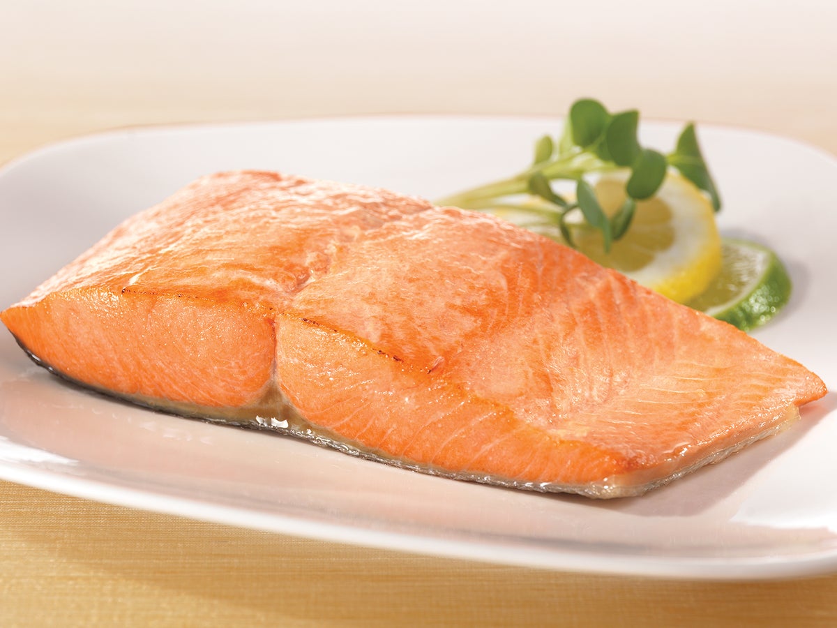 Alaska Coho Salmon Portions 6 oz Skin-On, PBO