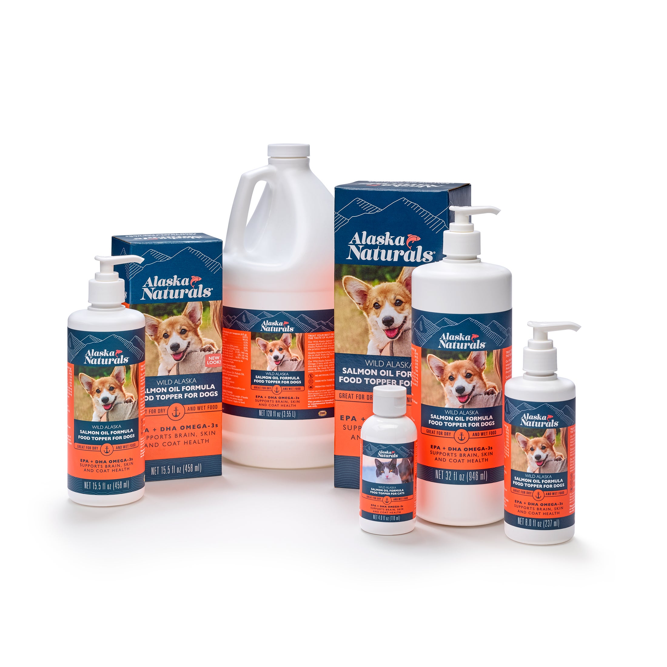 Alaska Naturals salmon oil products