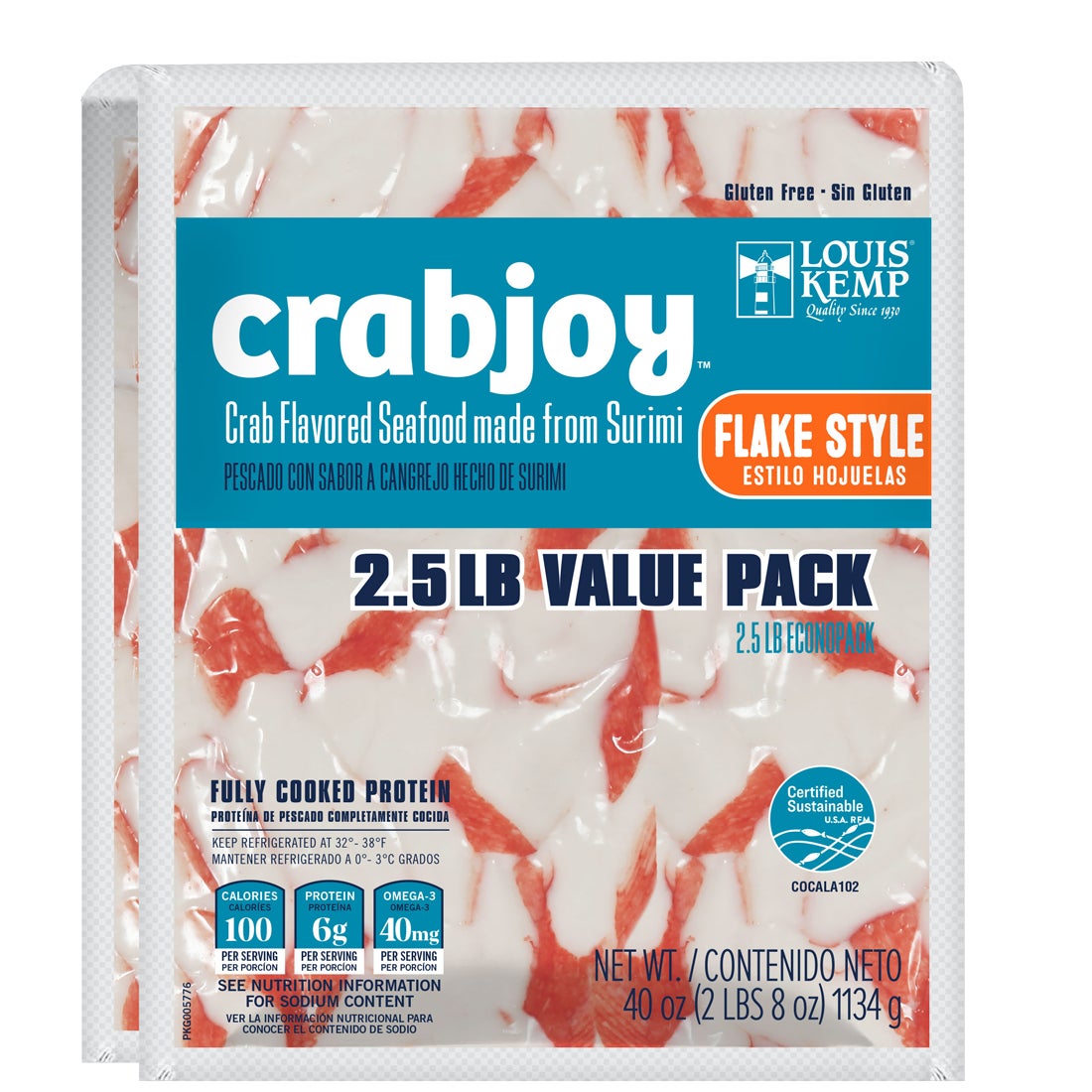 Crabjoy Flake Style Twin Pack