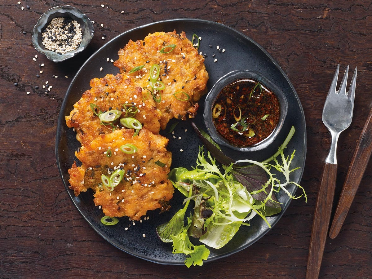 Wild Alaska Pollock Kimchi Fritters