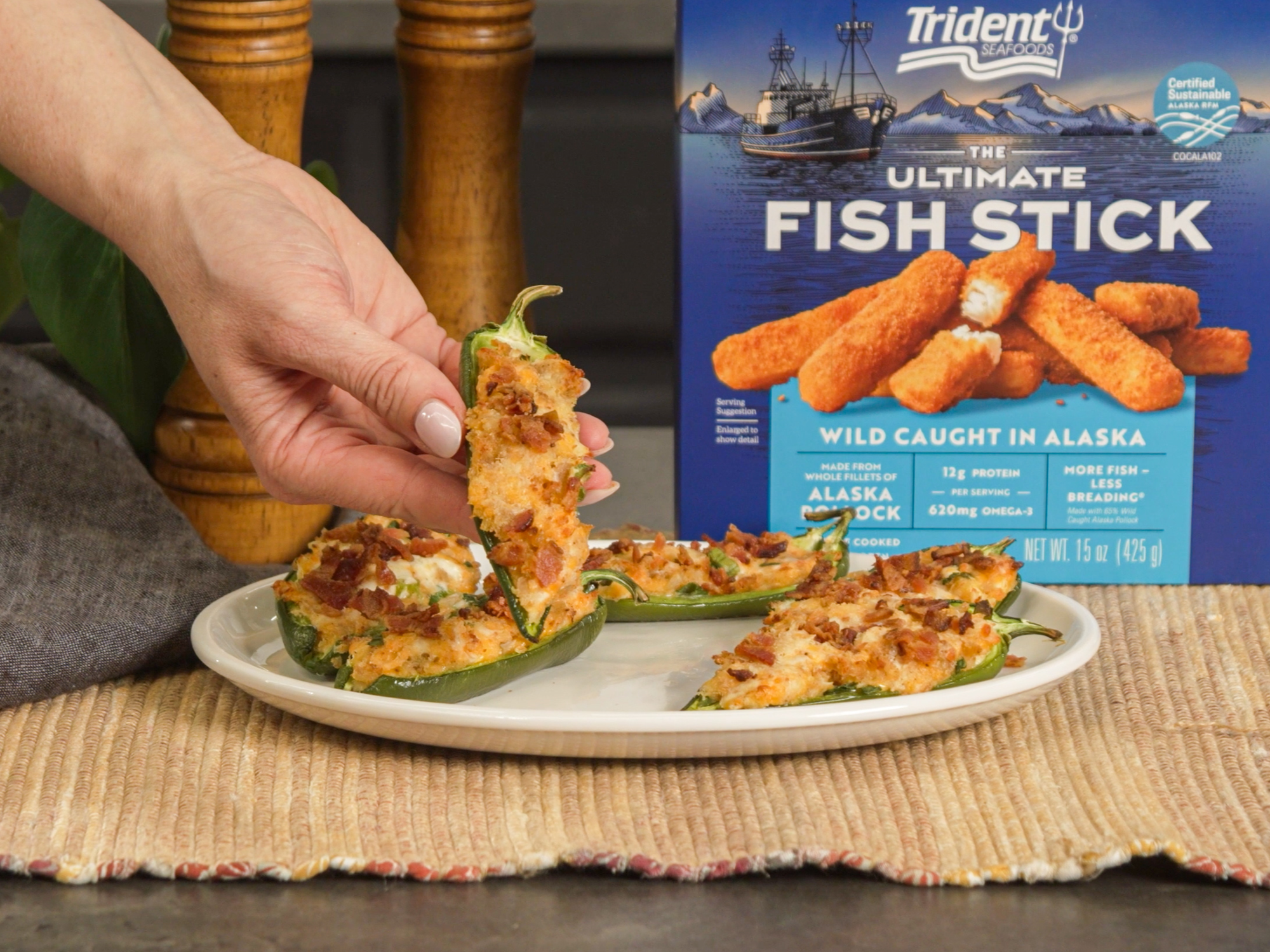 Fish Stuffed Jalapeno Popper | Recipes | Trident Seafoods