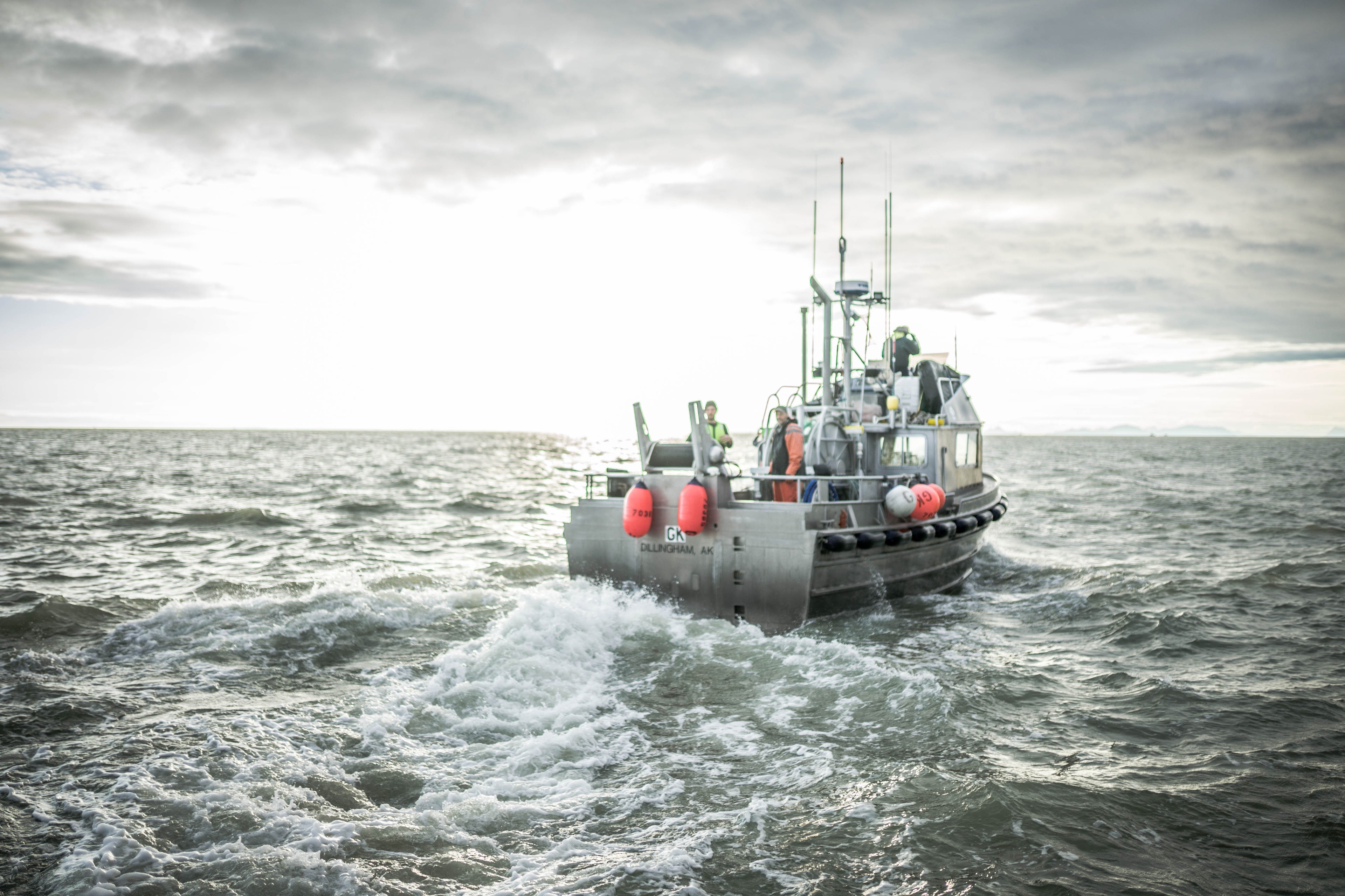 Gillnetter fishing boat in Bristol Bay Alaska 