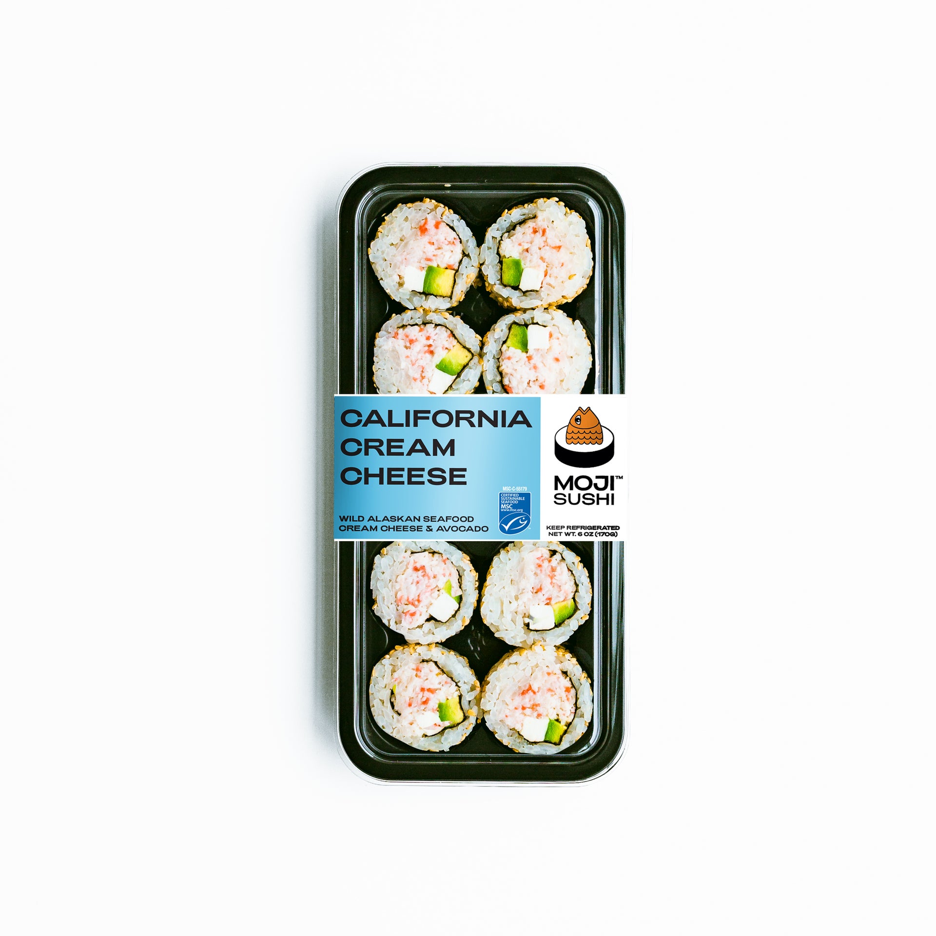 MOJI™ Sushi California Cream Cheese Roll  Packaging