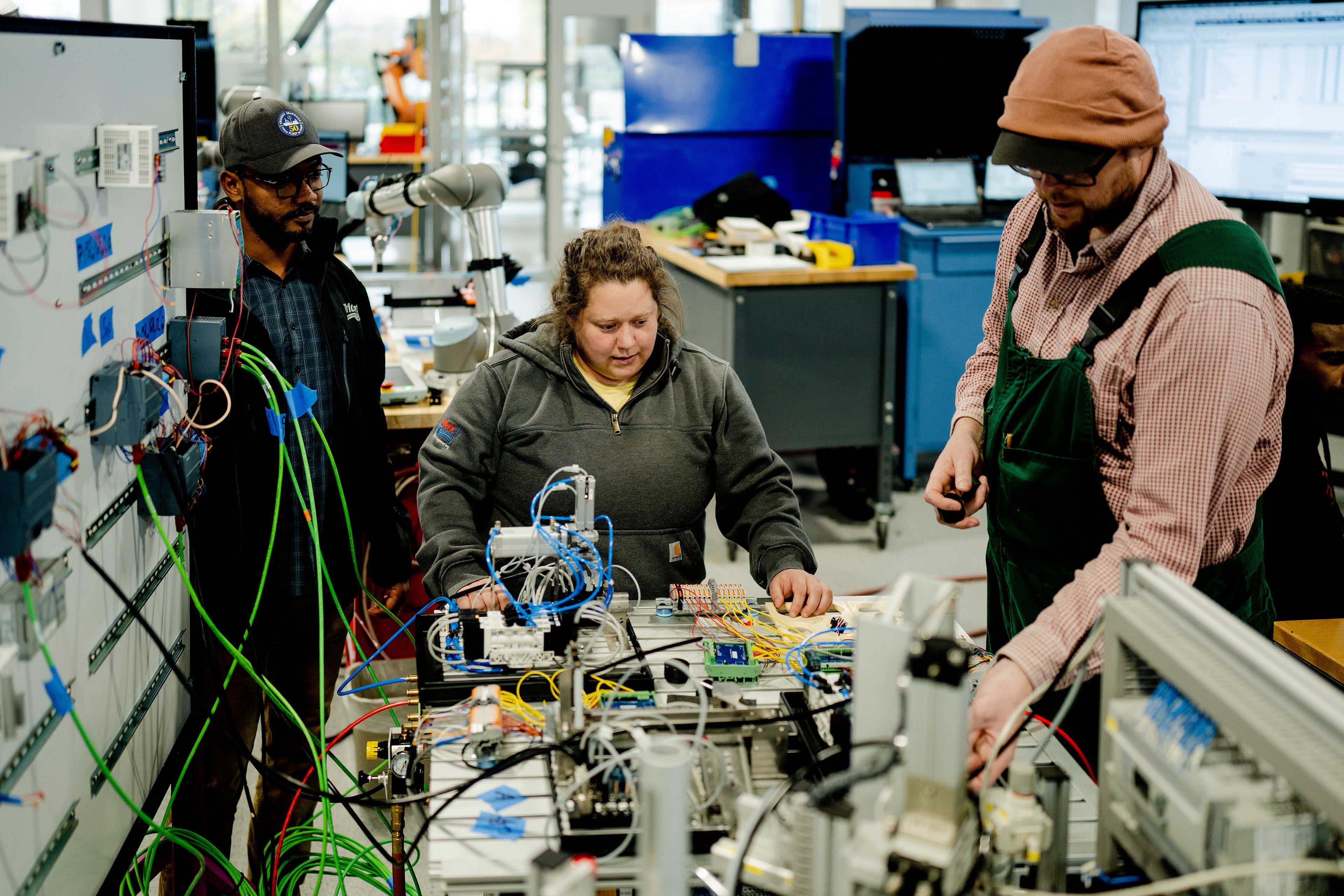 Trident employees receive real-world, hands-on skilled trades training through the company's partnership with Clover Park Technical College