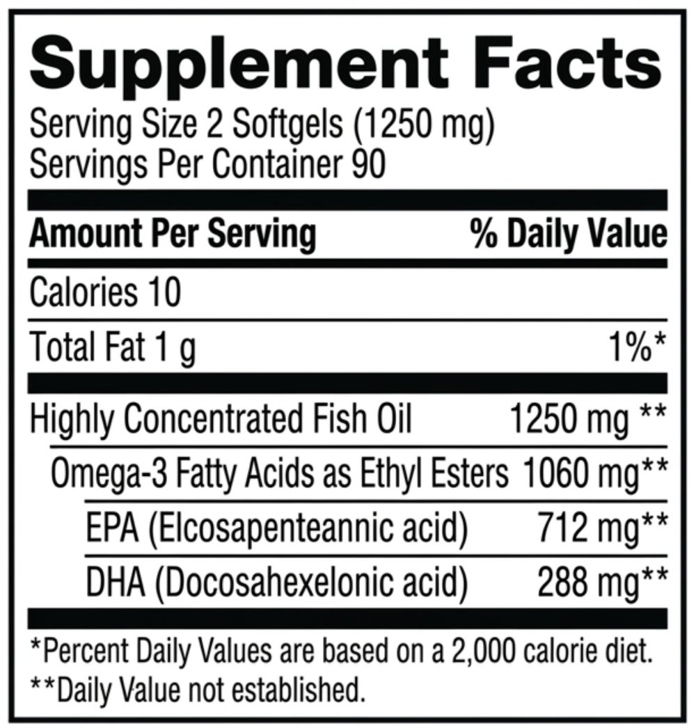 Nutrition Facts for undefined