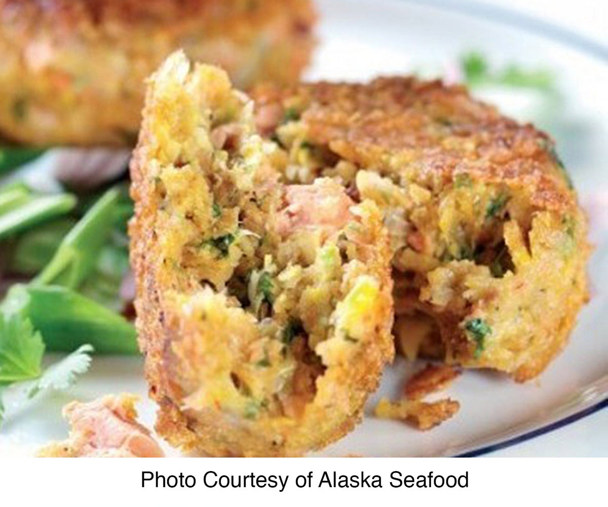 Cajun Style Alaska Salmon & Corn Cakes