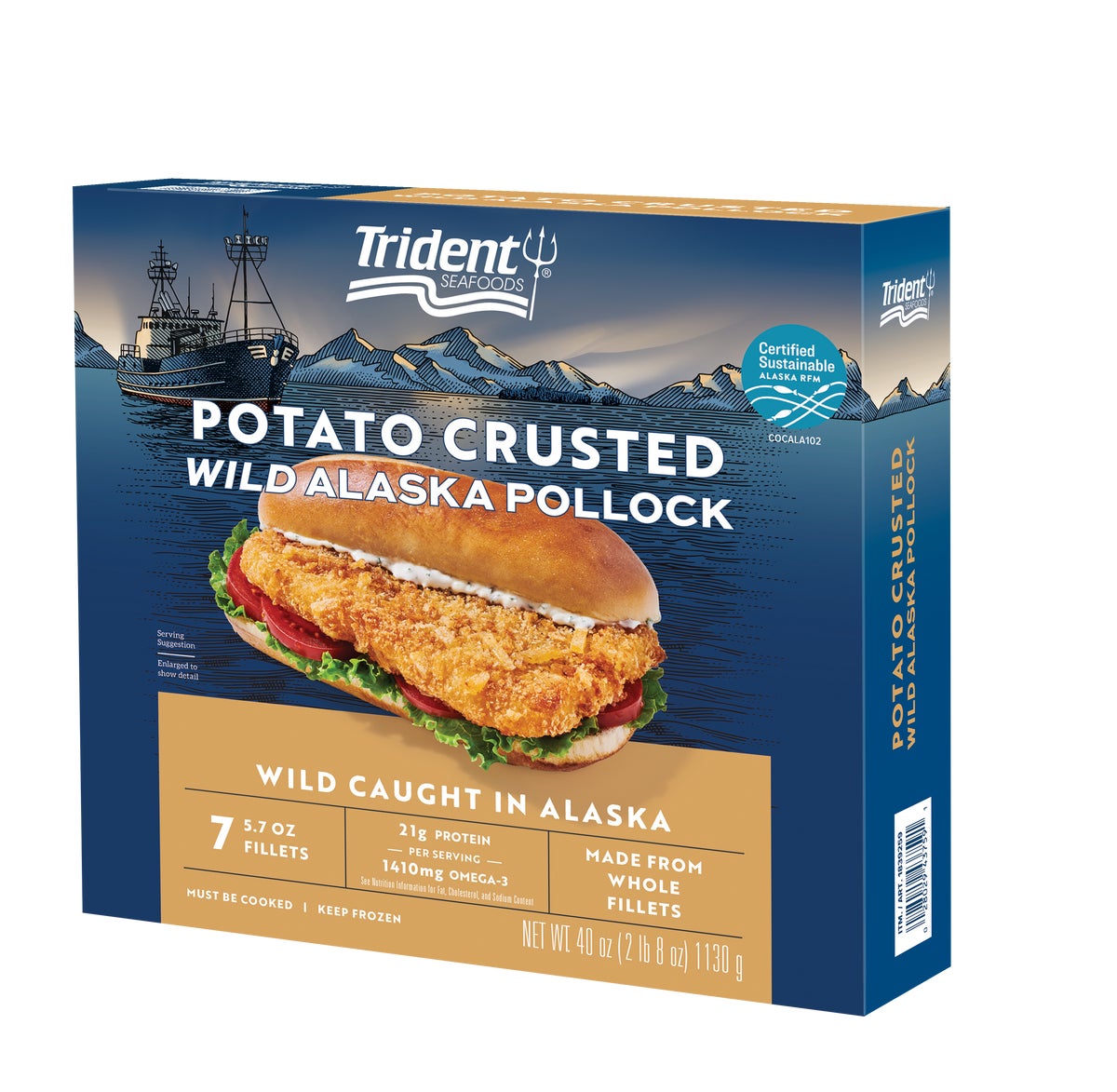 Potato Crusted Wild Alaska Pollock