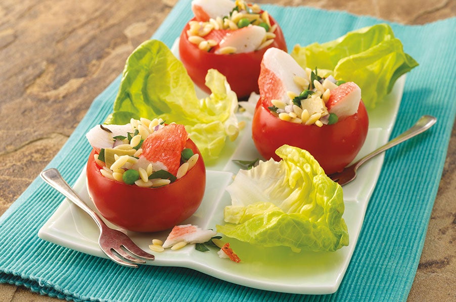 Seafood Stuffed Tomatoes