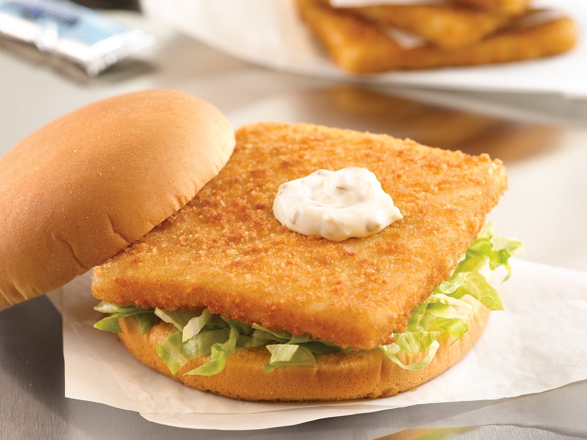 Wild Alaska Cod Square, Raw, Breaded Portions 4 oz 