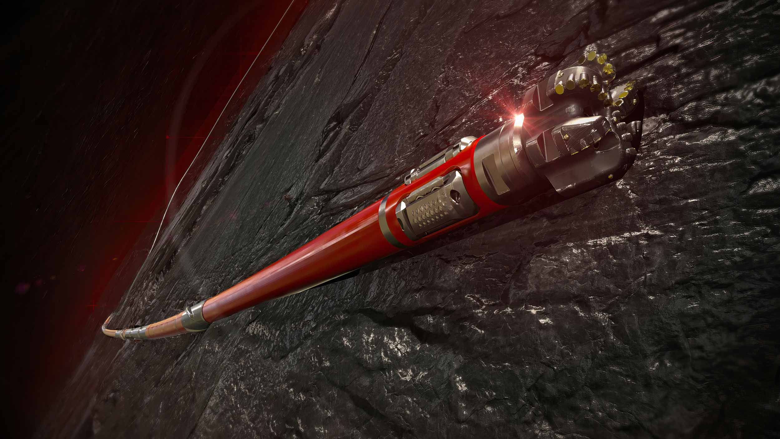 Reach target depth with greater directional control  