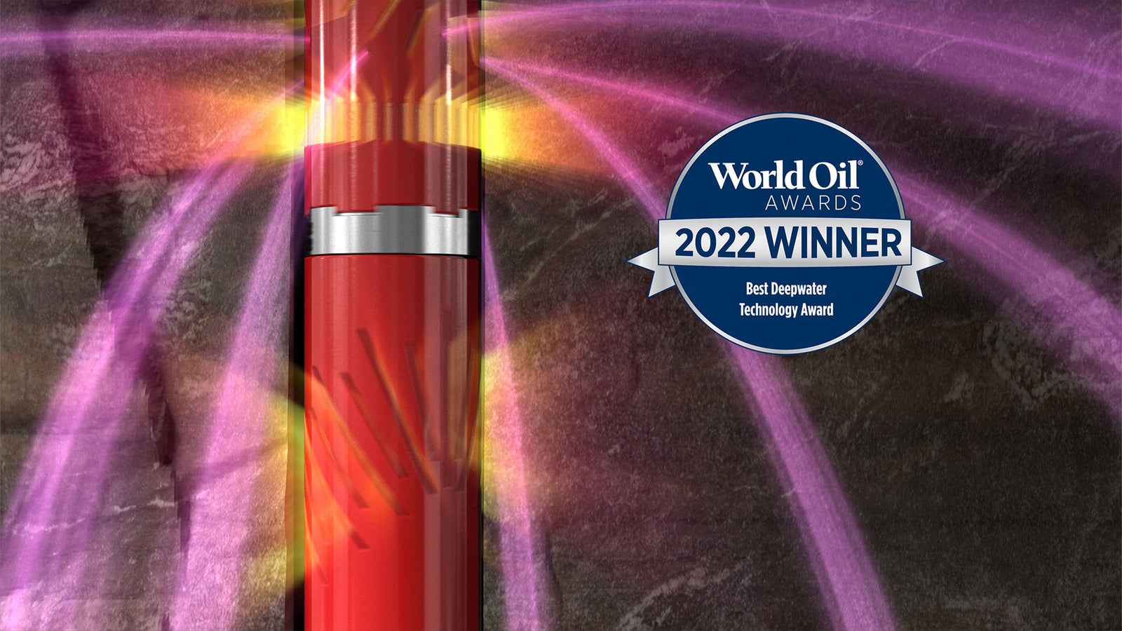 Award graphic for Best Deepwater Technology Award - World Oil 2022