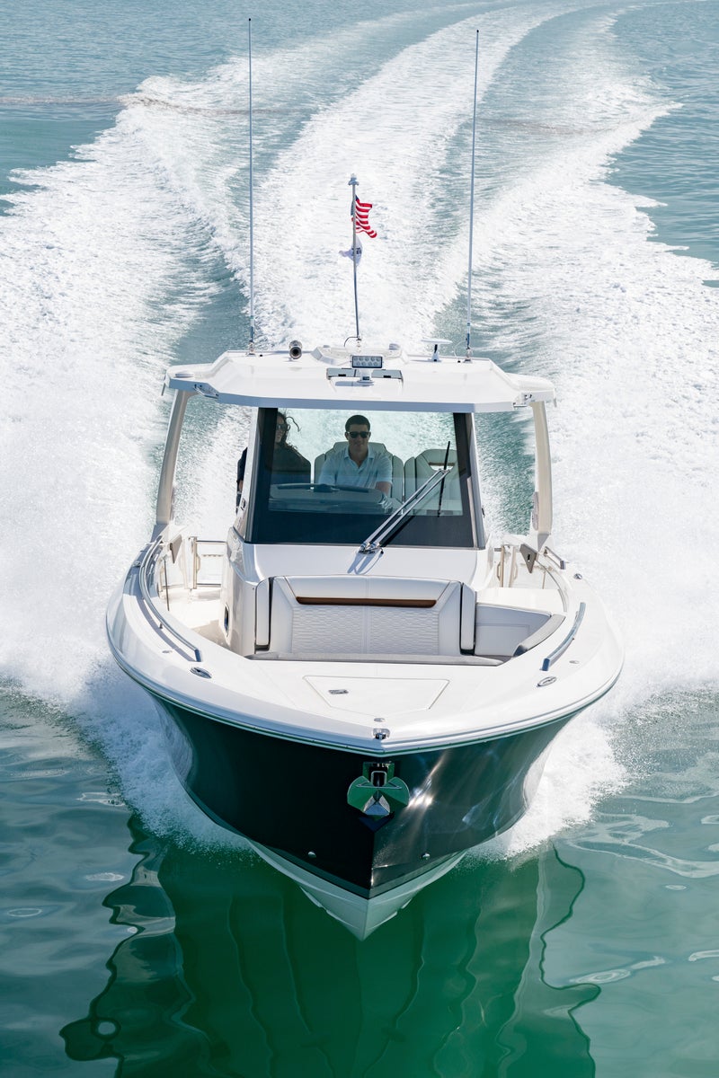 Tiara Yachts 34 LS Aerial Image