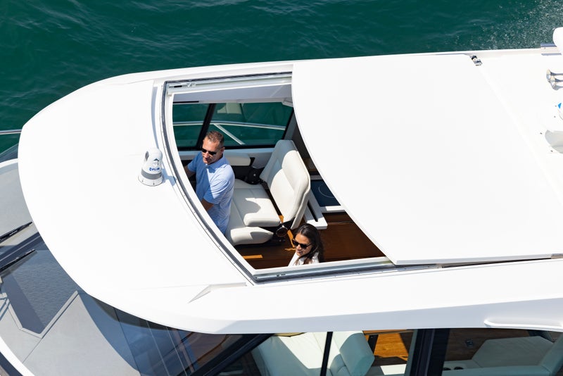 Tiara Yachts 48 LE Electrically Actuated Sunroof