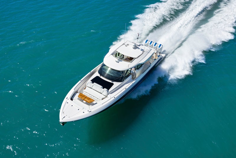 56 LS Running Forward, View from Above - Engine Paint Color: Estoril Blue