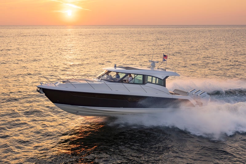 Tiara Yachts 48 LE Running Port Side View