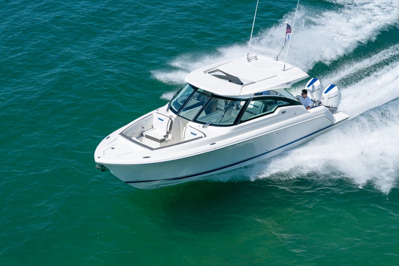 Tiara Yachts 34 LX Aerial Image