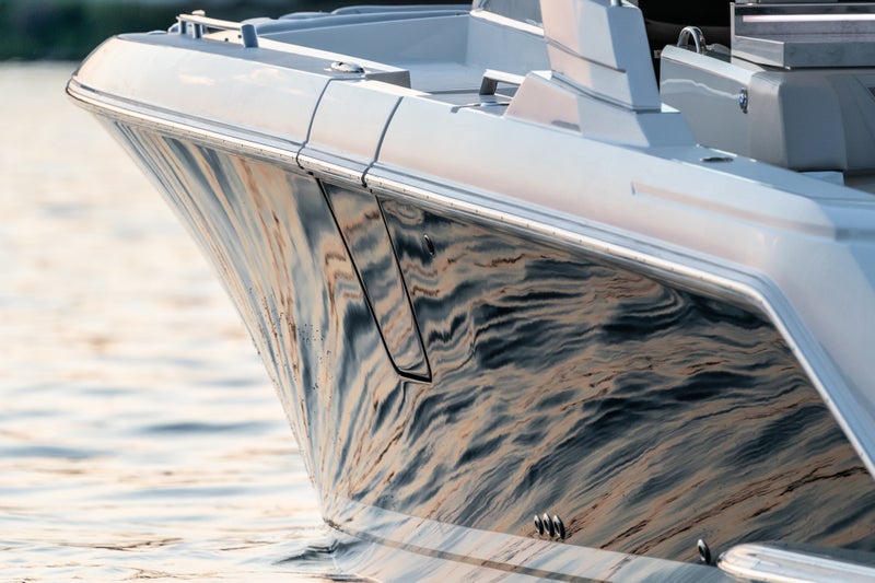 Tiara Yachts 38 LS port side boarding door