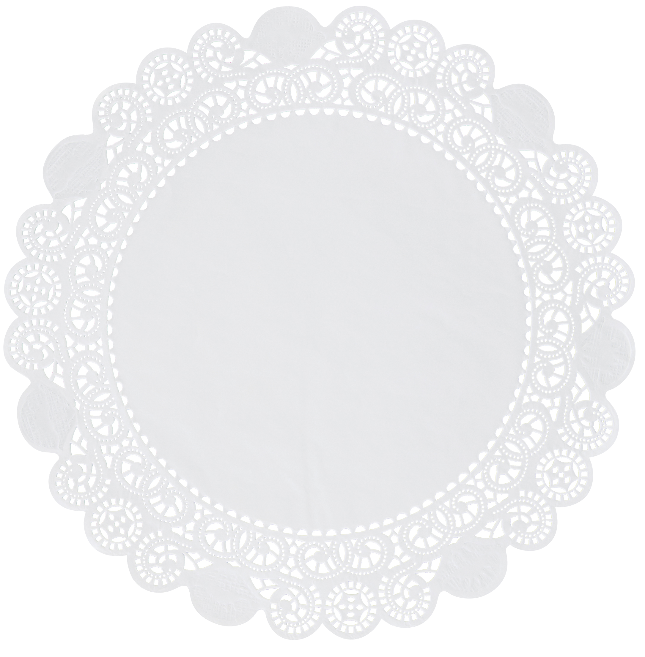 14.5 in White Kenmore Lace Doilies 1000 ct.