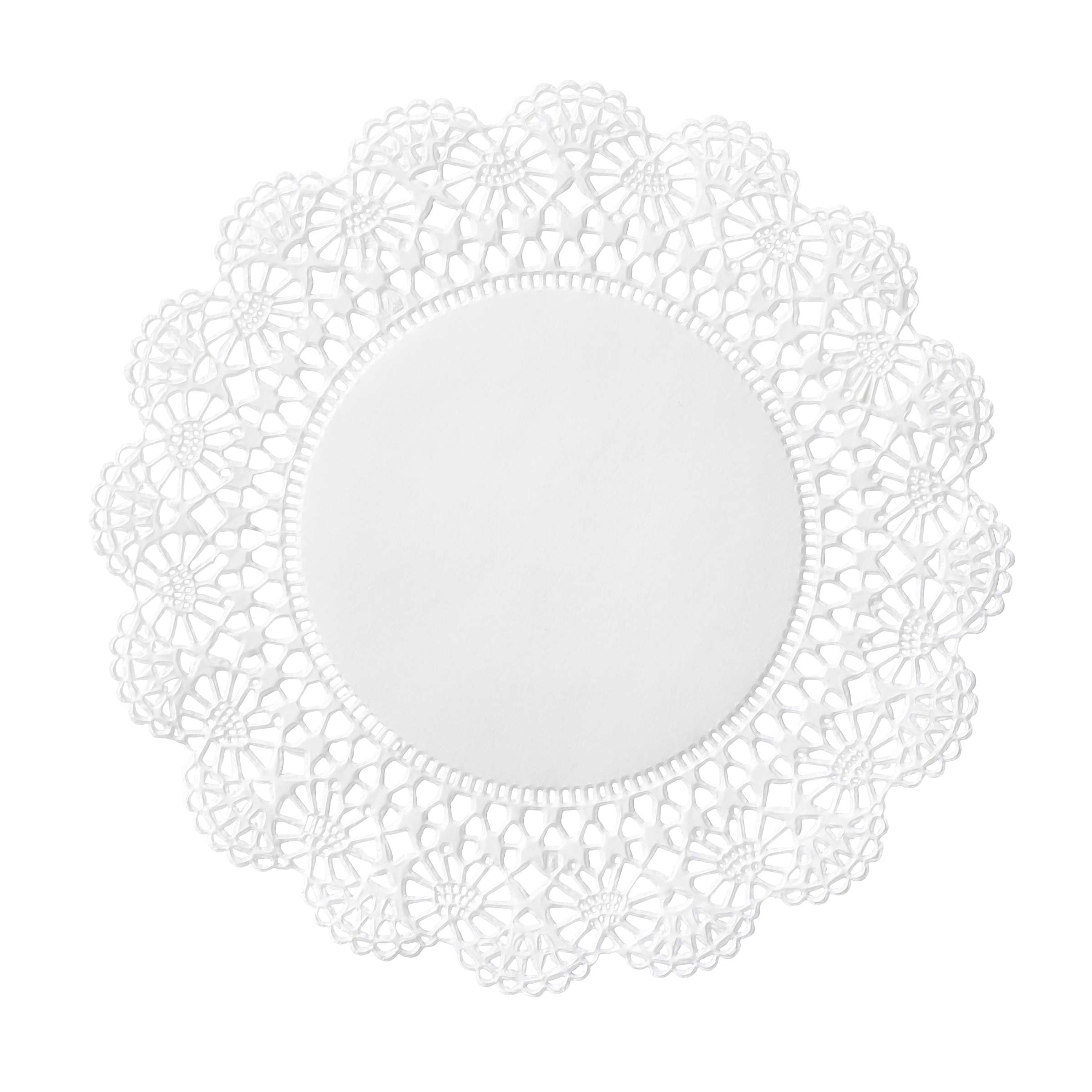 6 in White Cambridge Lace Doilies 10000 ct.