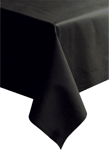 50 in x 108 in Linen-Like Black Airlaid Tablecovers 20 ct.