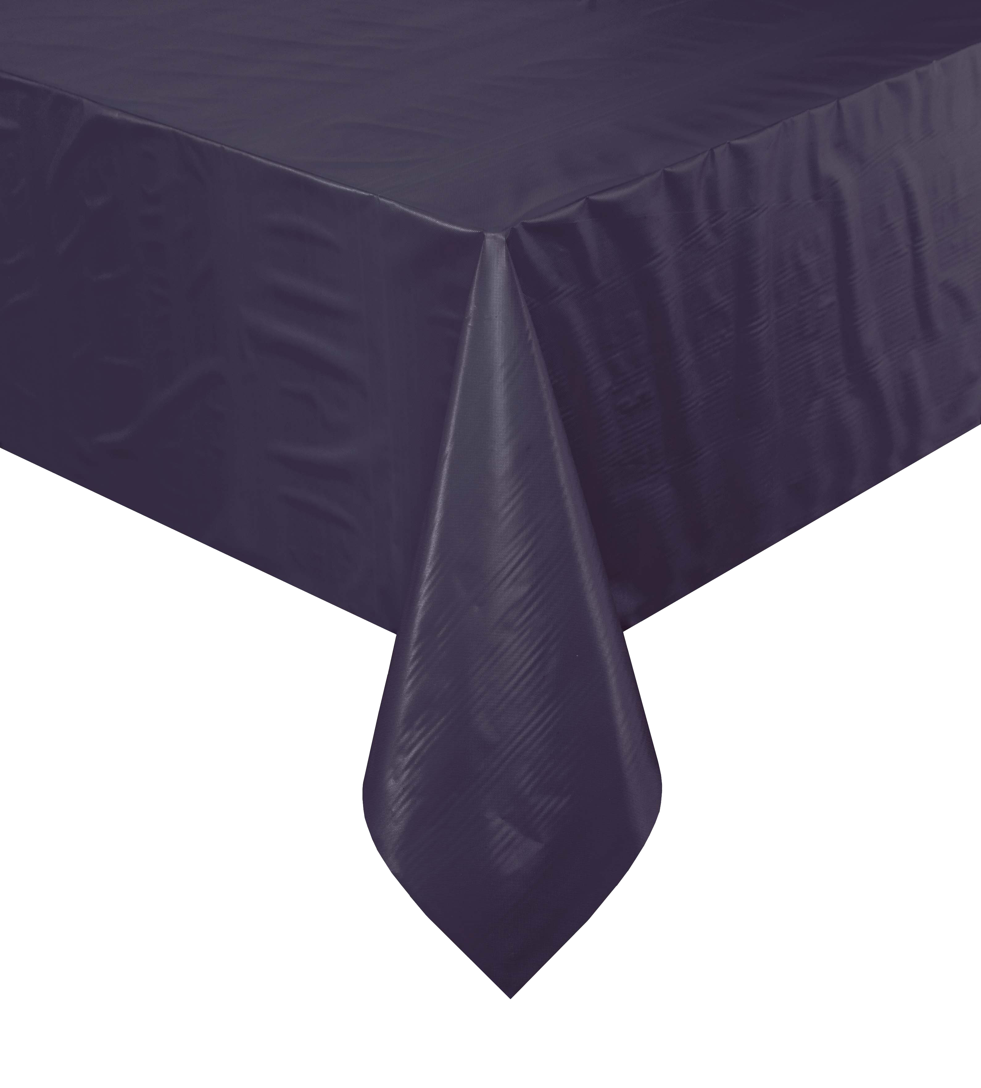 54 in x 108 in Black Plastic Tablecloths 12 ct.