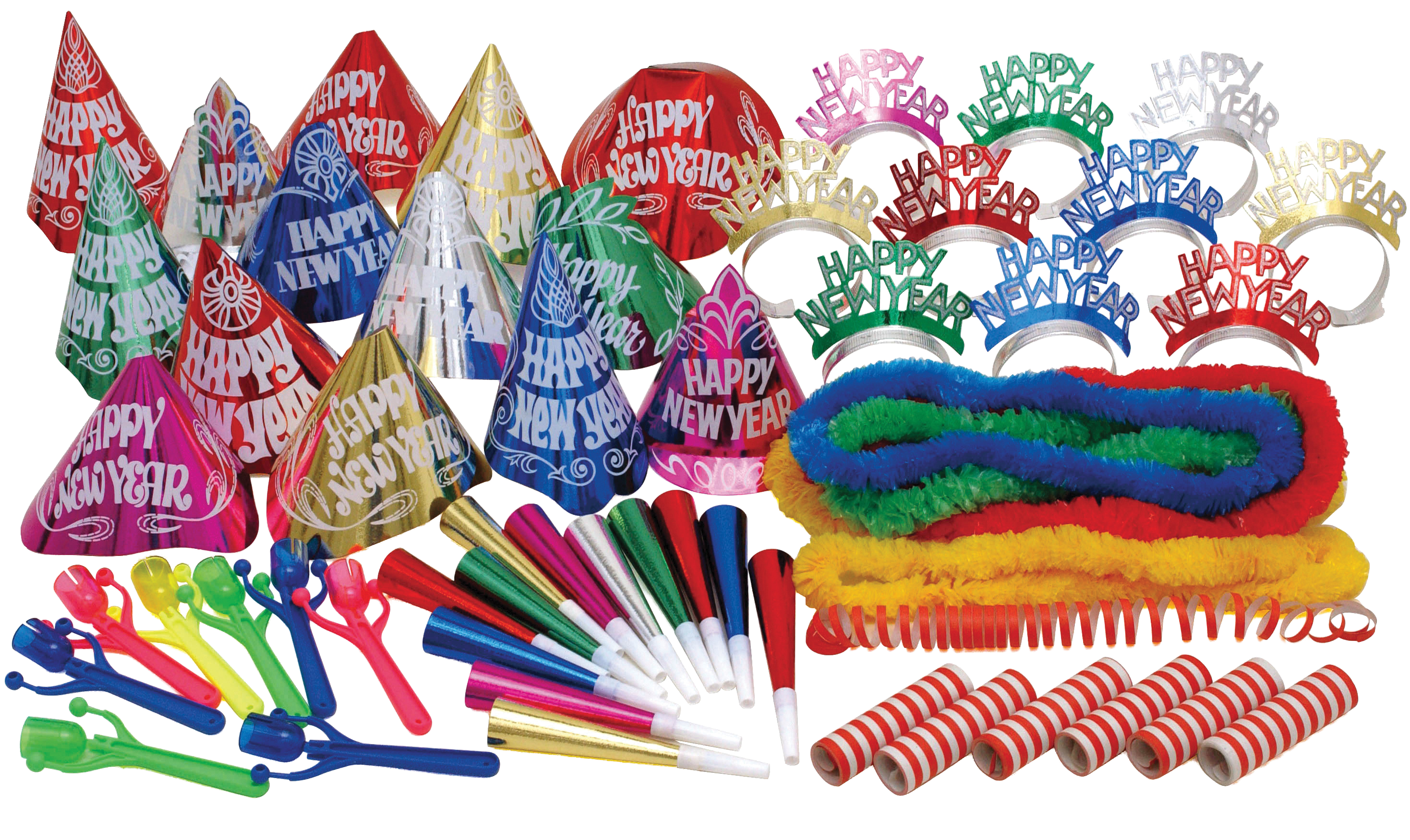 Assorted New Year’s Multicolor Party Kit 1 ct.