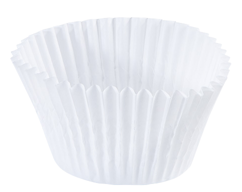 6 in White Fluted Baking Cups 10000 ct.
