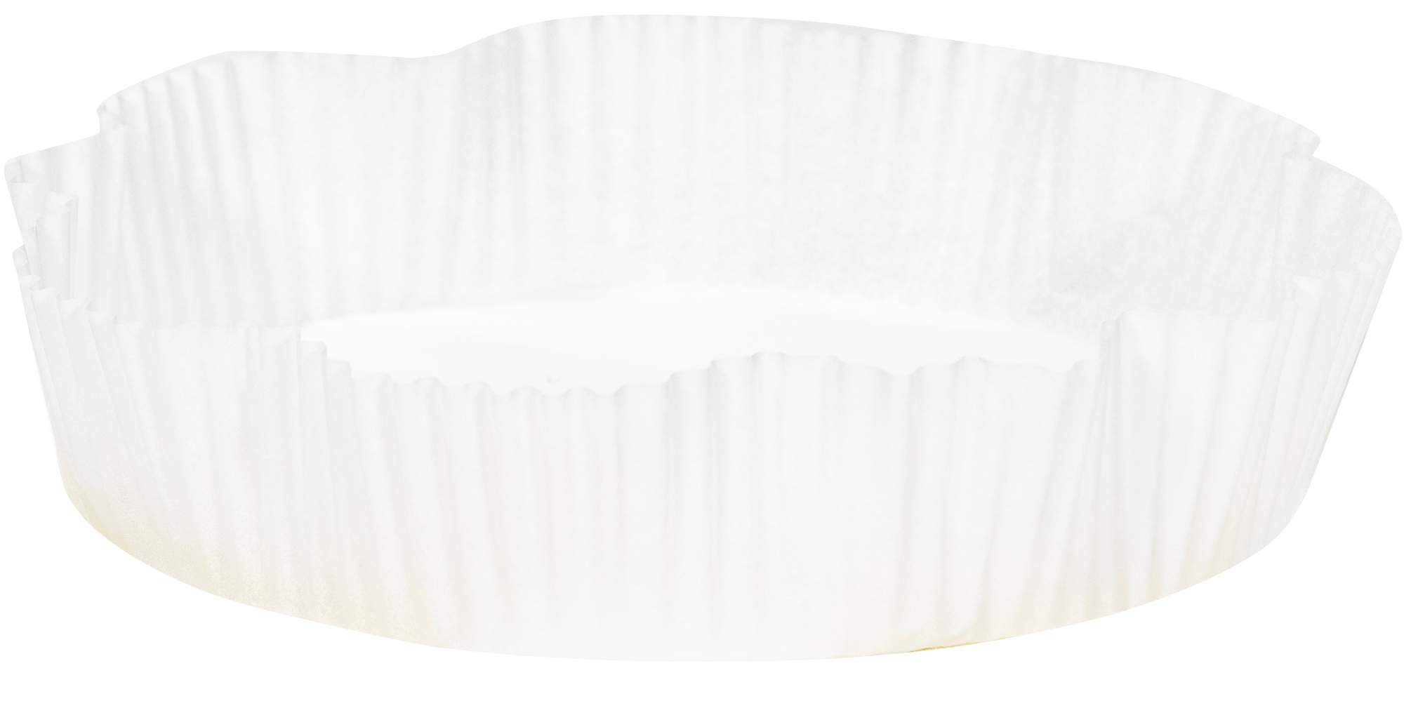 9.75 in Fluted Wax Cake Liners 1000 ct.