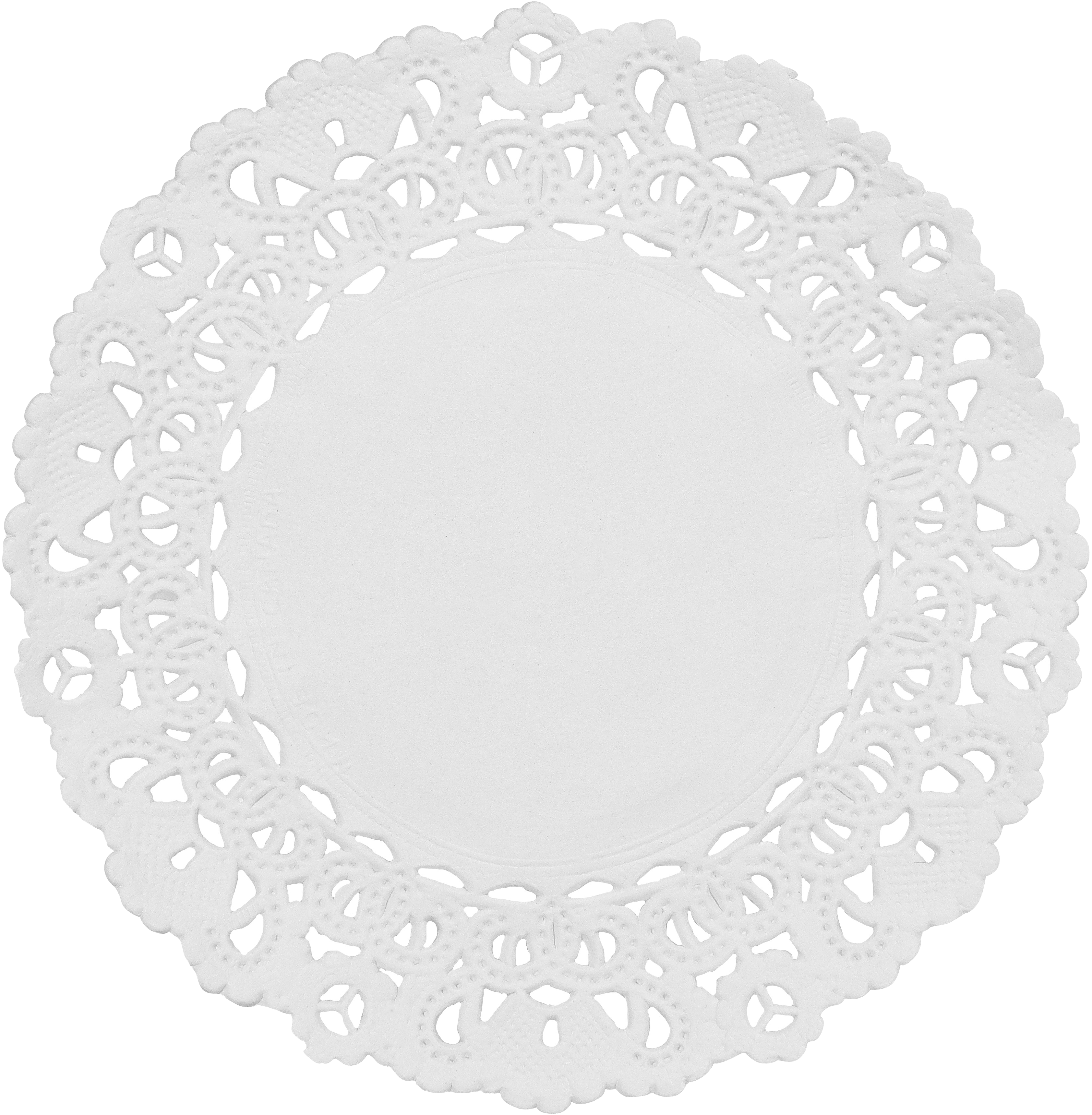 4 in White Cambridge Lace Doilies 1000 ct.