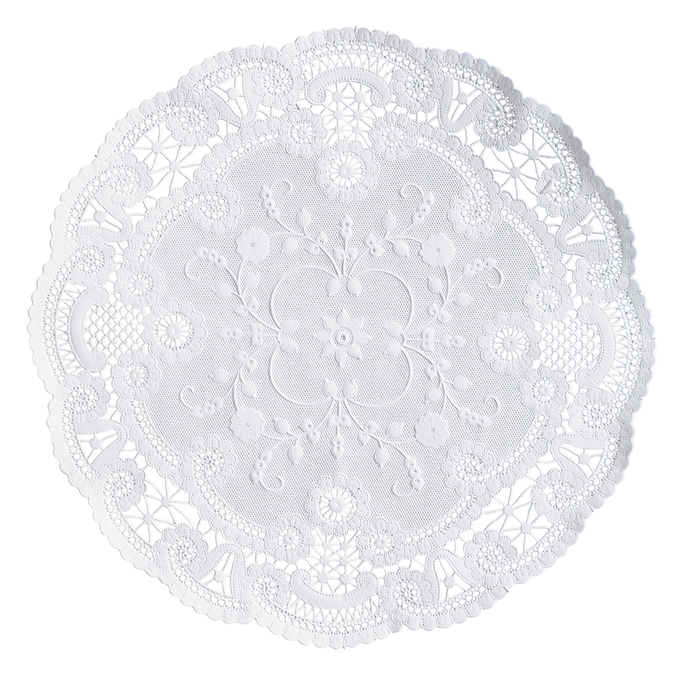 5 in White French Lace Doilies 1000 ct.