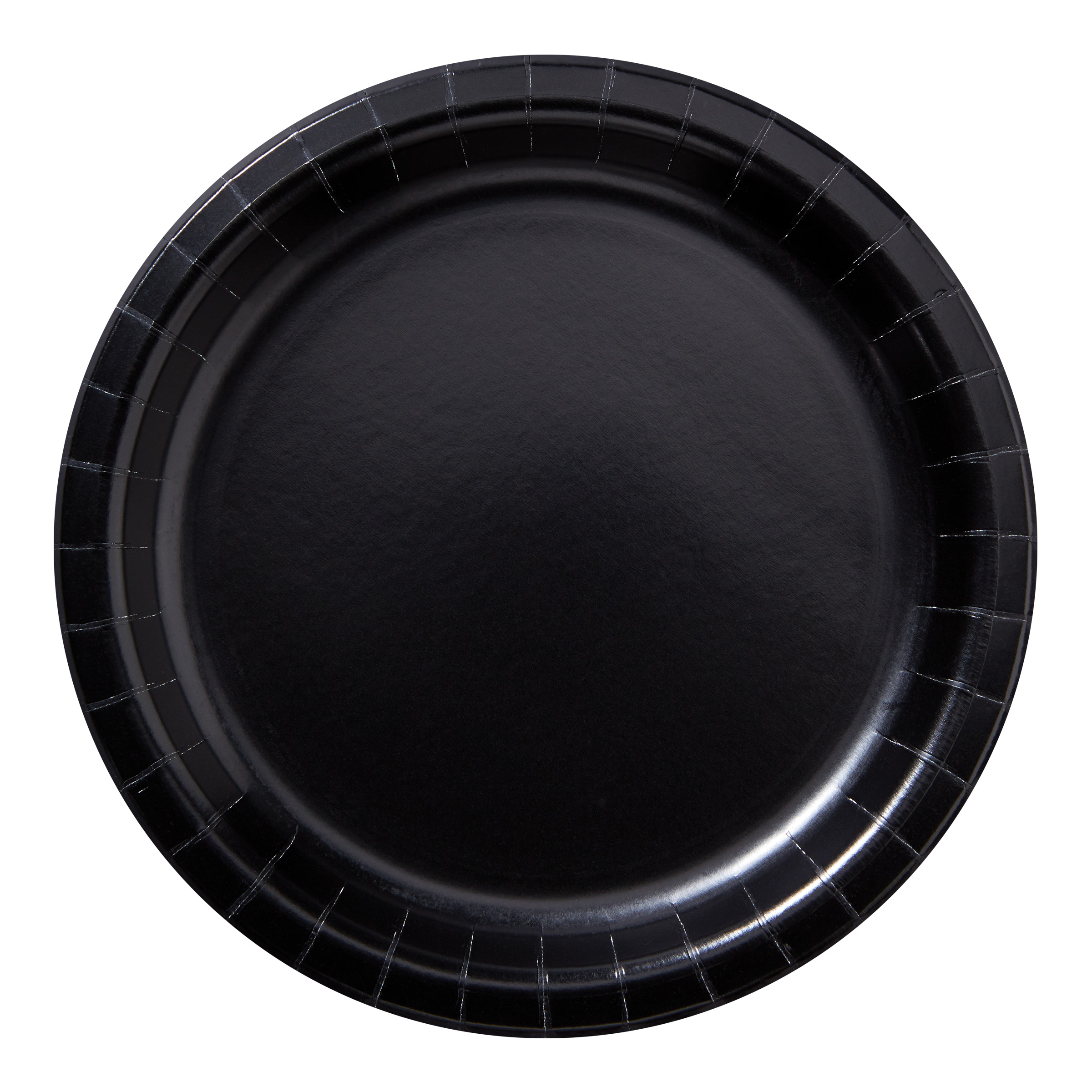 9 in Black Paper Plates 600 ct.