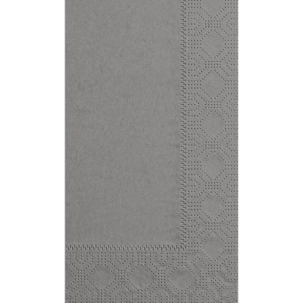 7.5 in x 4.25 in Regal Embossed Slate Gray Dinner Napkins 1000 ct.