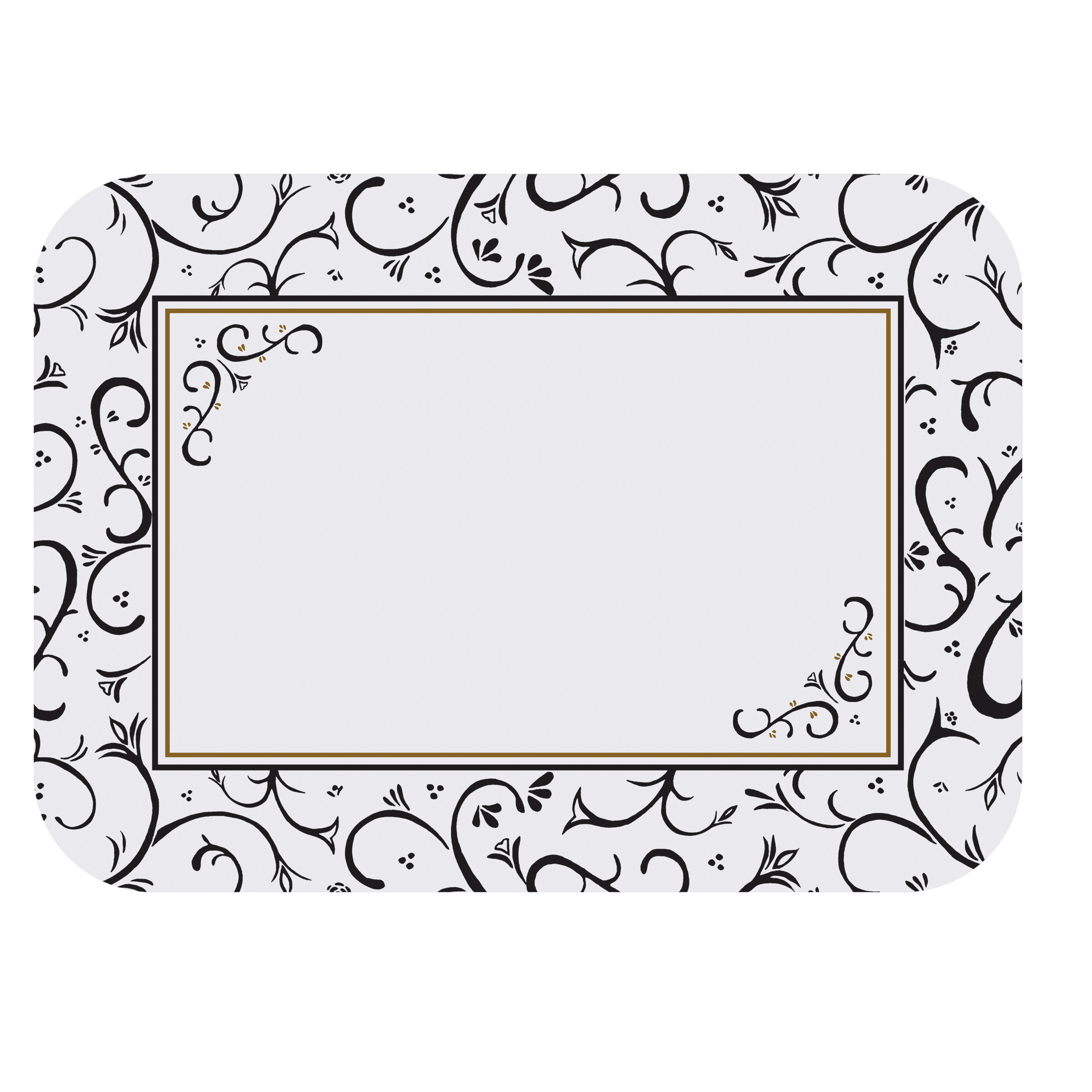 13 in x 17 in Scroll Paper Traymats 1000 ct.