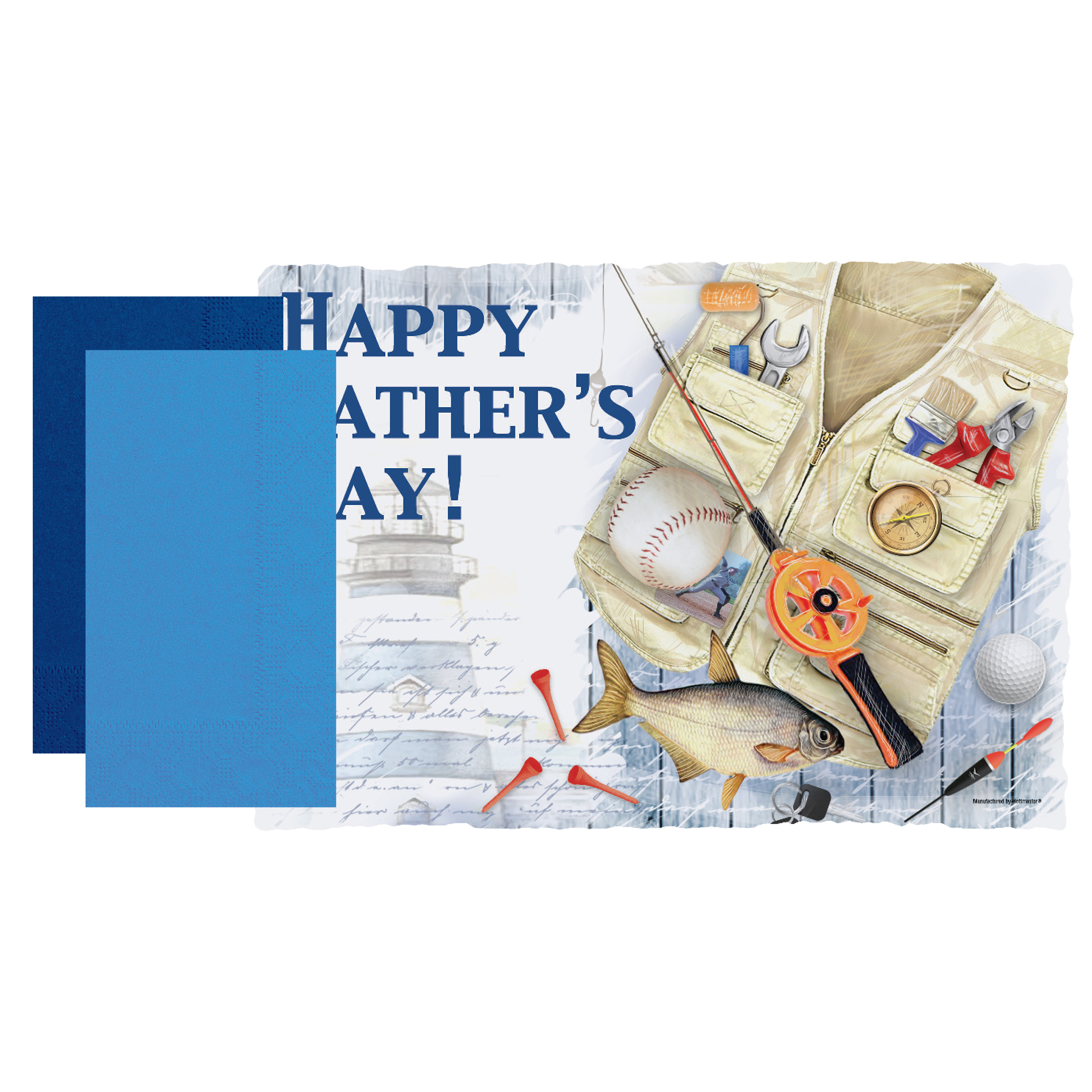 Father’s Day Placemat and Napkin Combo Pack 500 ct.