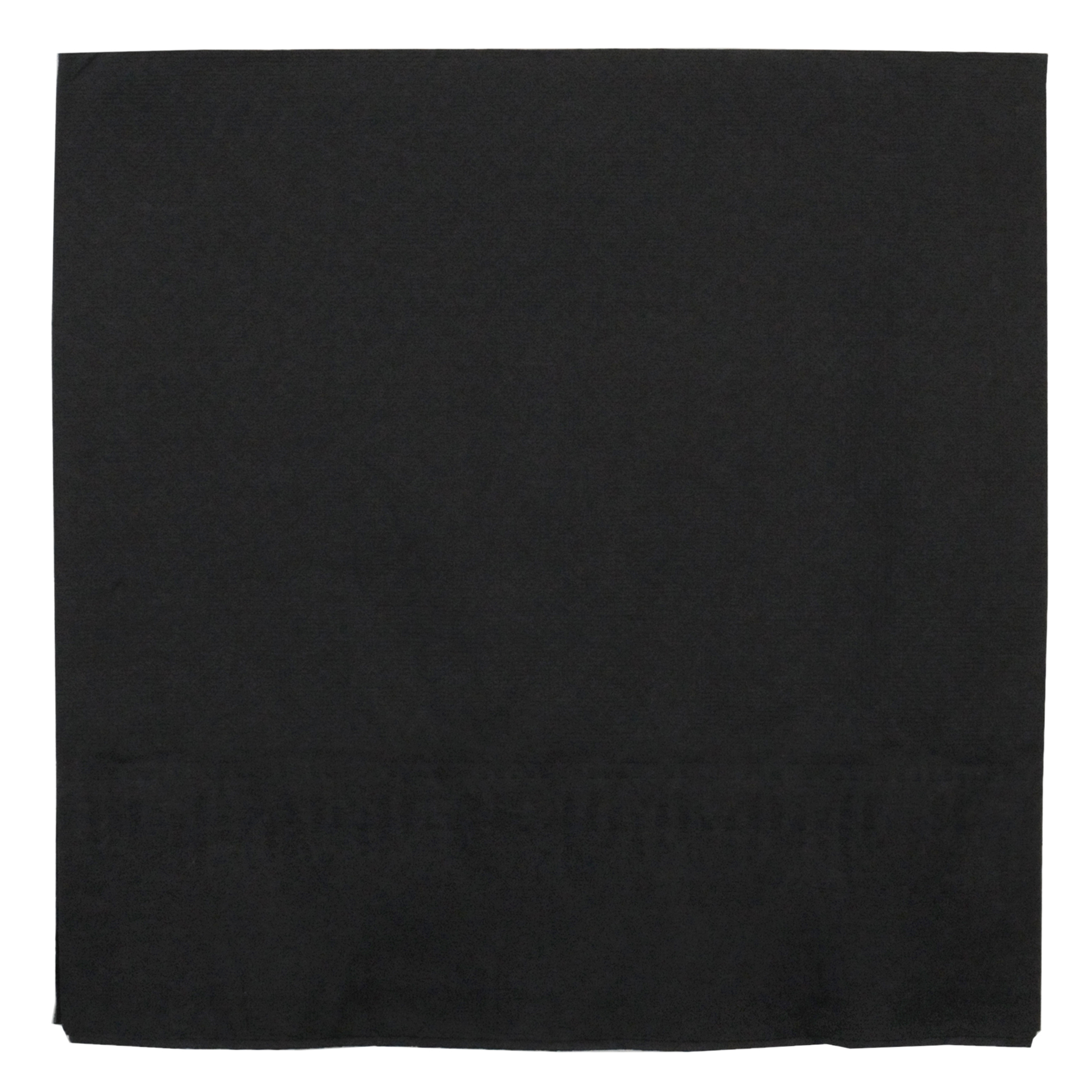 54 in x 108 in Black Paper Tablecloth 25 ct.