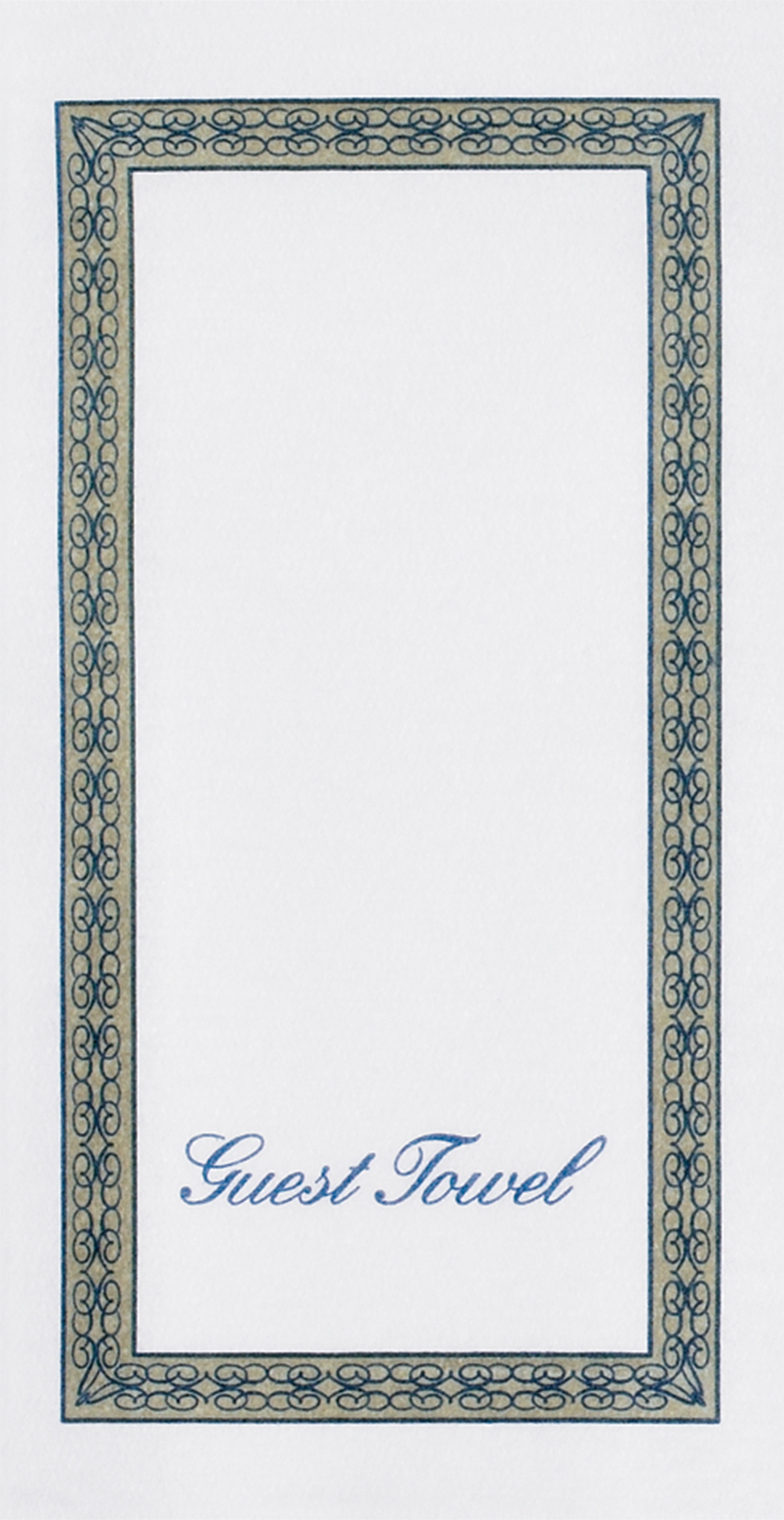 8.5 in x 4.25 in Linen-Like Regal Print Guest Towels 500 ct.