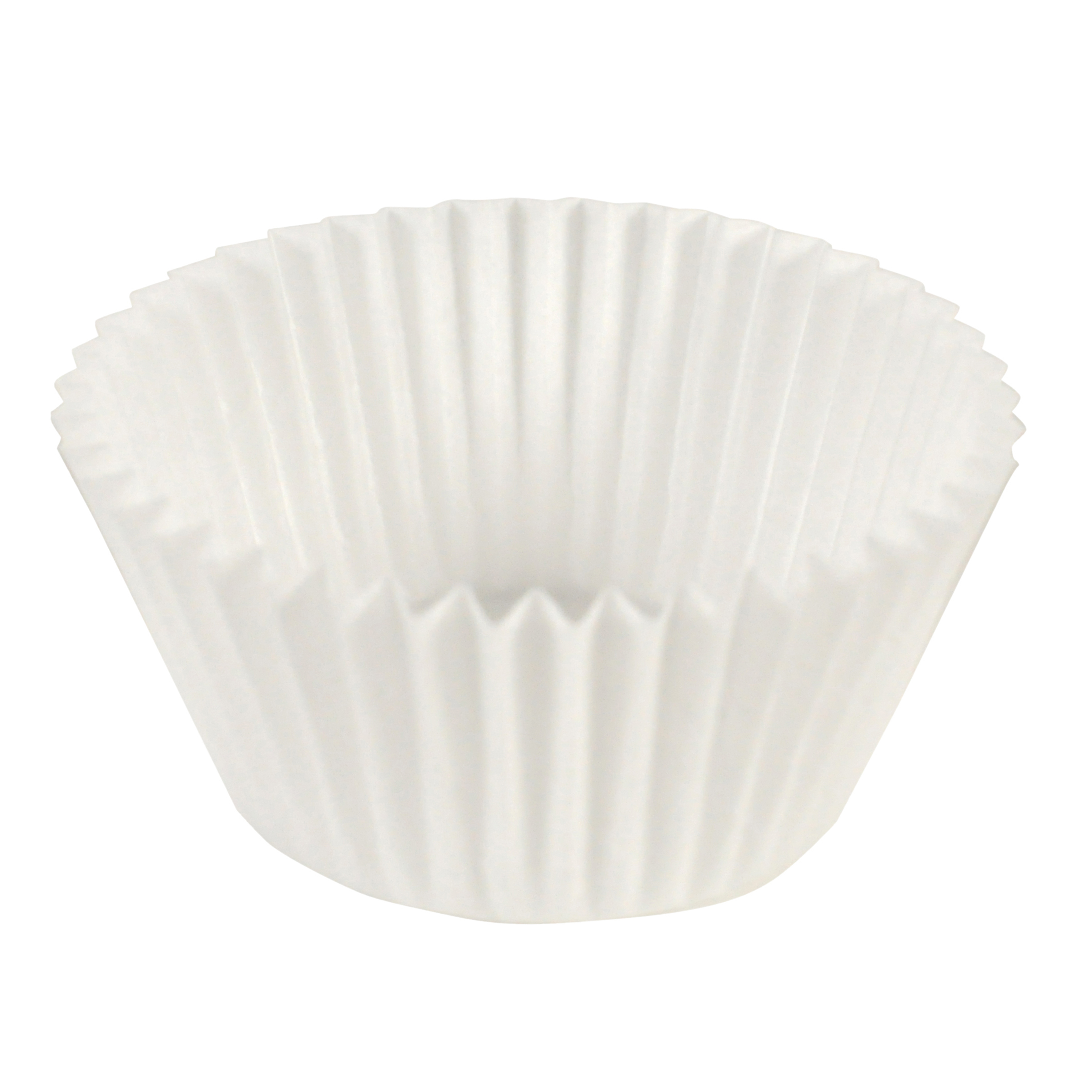 3 in White Fluted Baking Cups 2000 ct.
