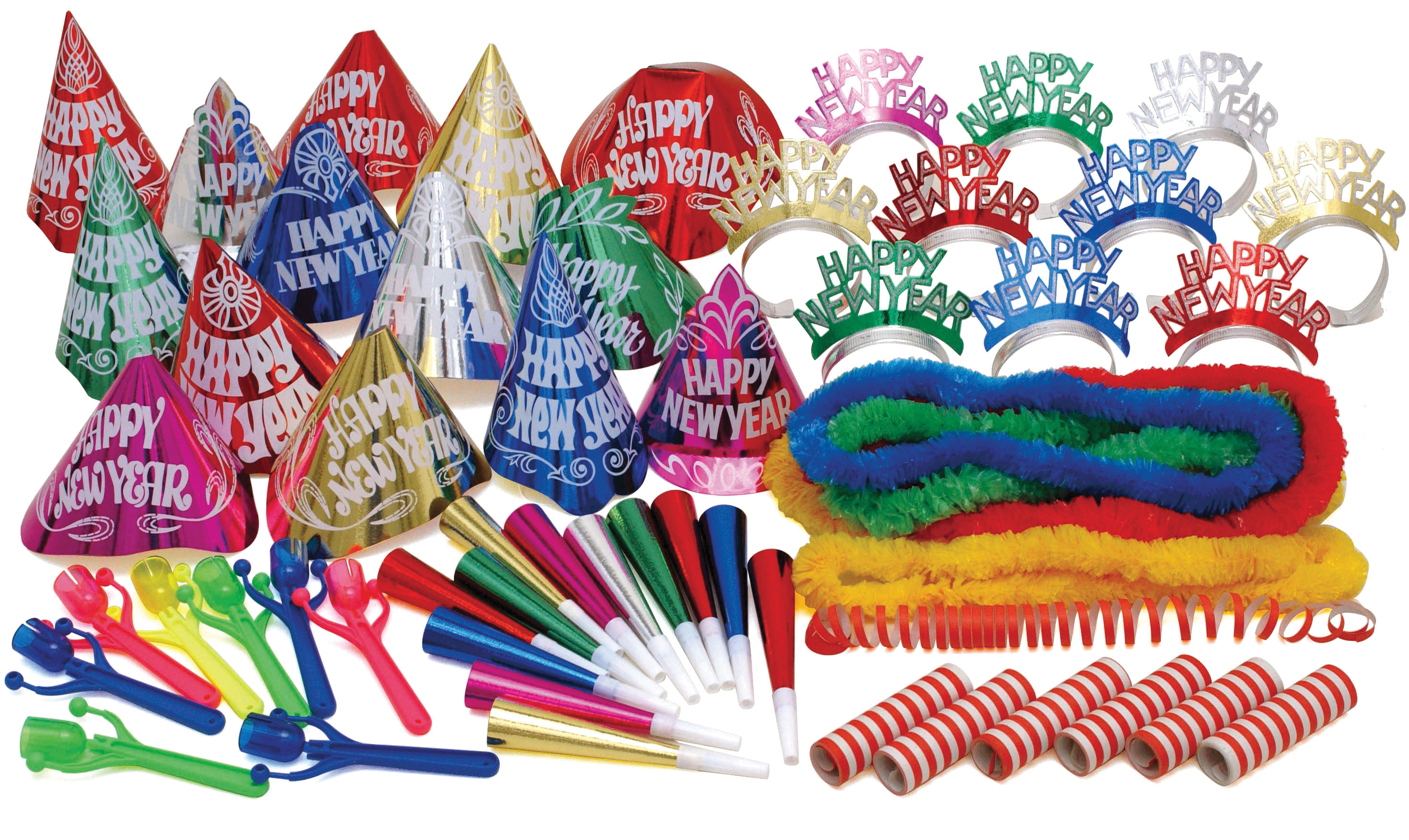 Assorted New Year’s Multicolor Party Kit 1 ct.