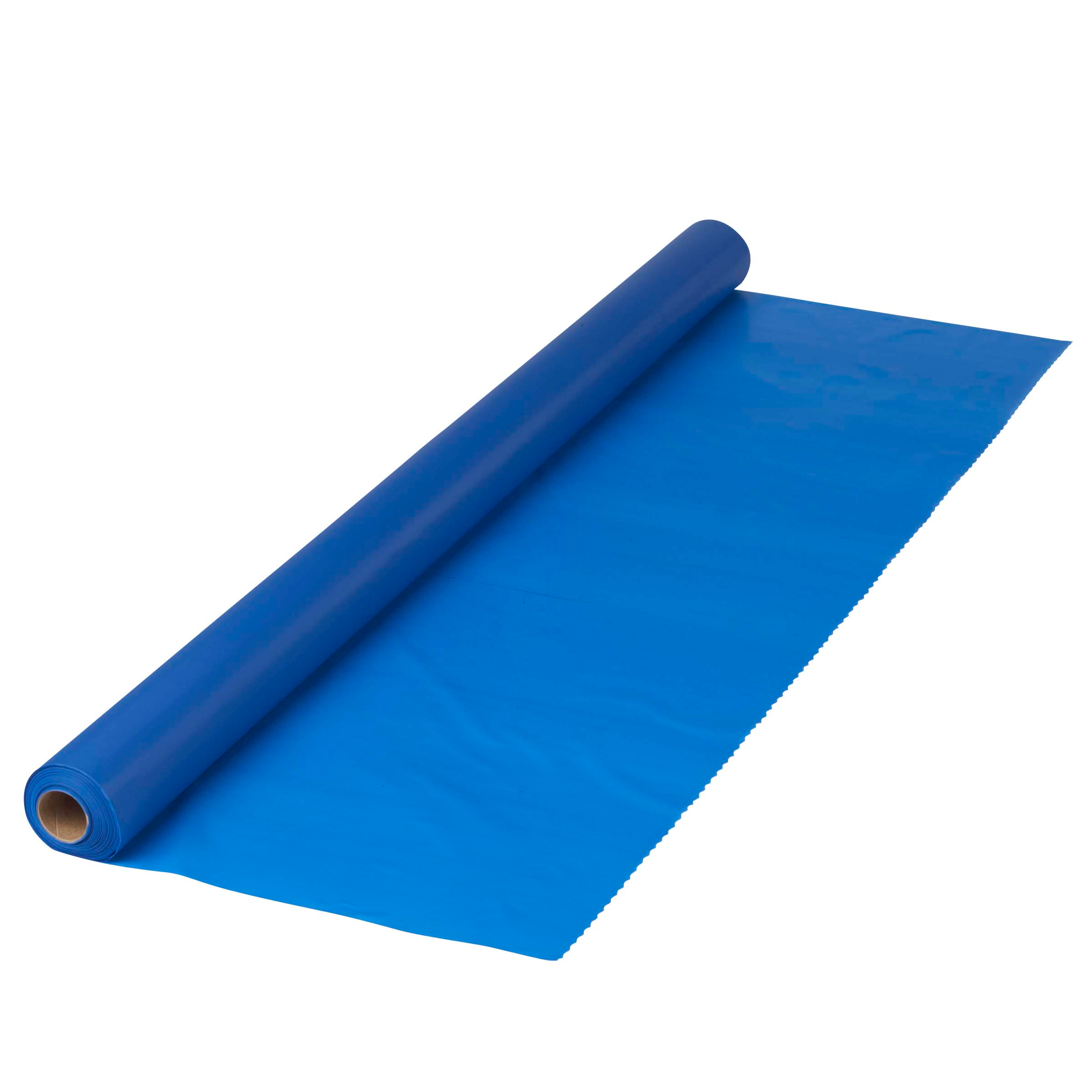 40 in x 100 ft Blue Plastic Table Roll 1 ct.