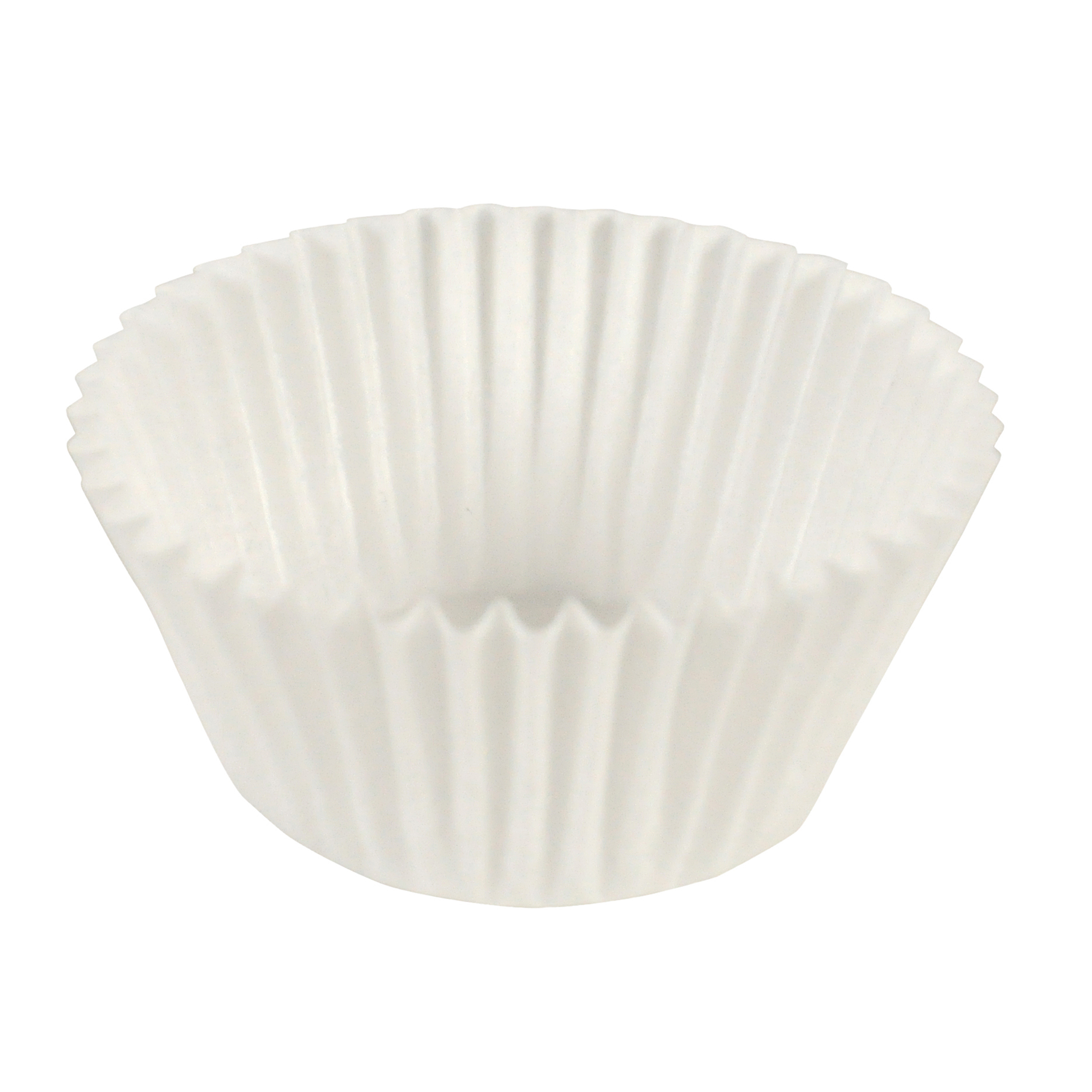 2.5 in White Fluted Baking Cups 2000 ct.