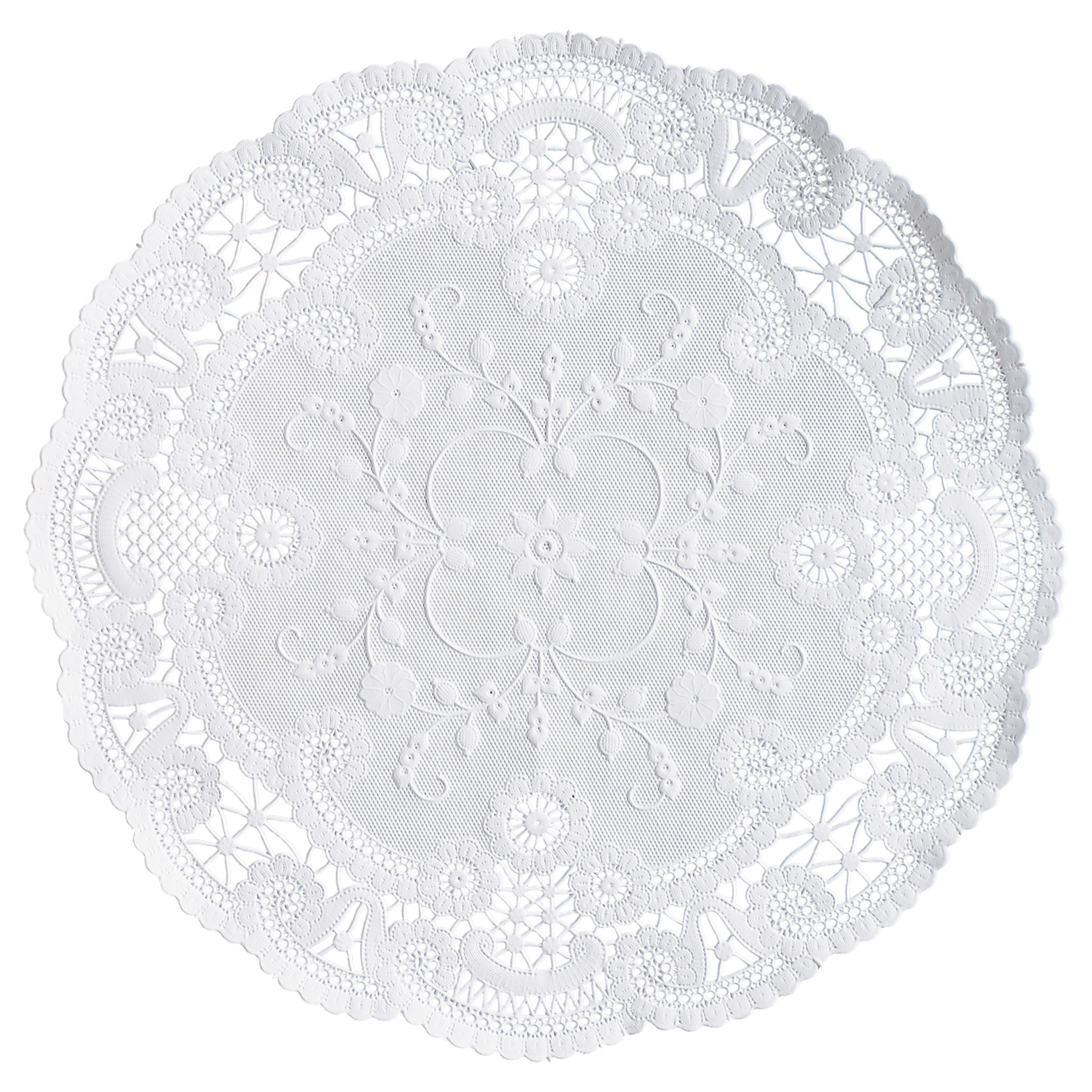 6 in White French Lace Doilies 1000 ct.