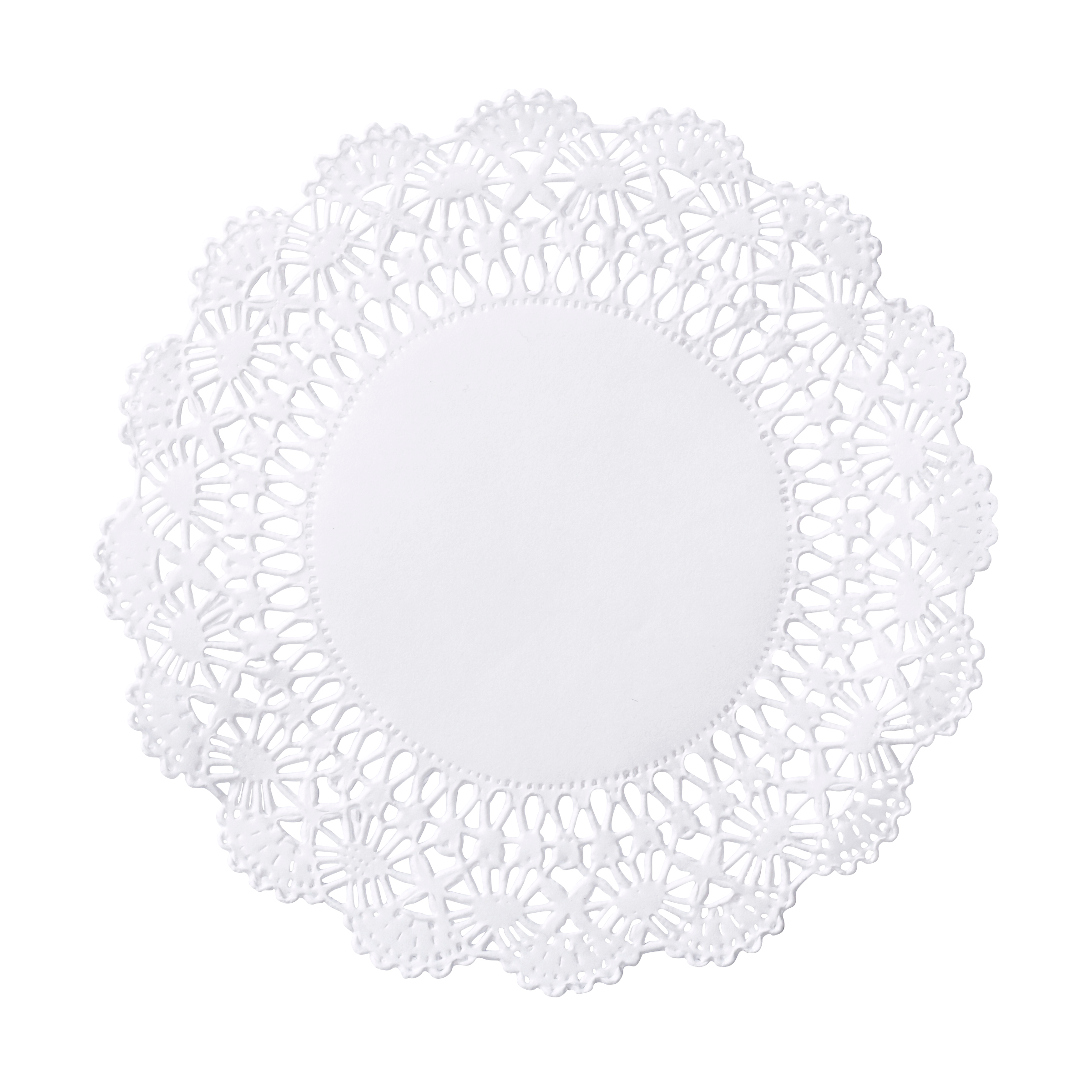 4 in White Cambridge Lace Doilies 10000 ct.