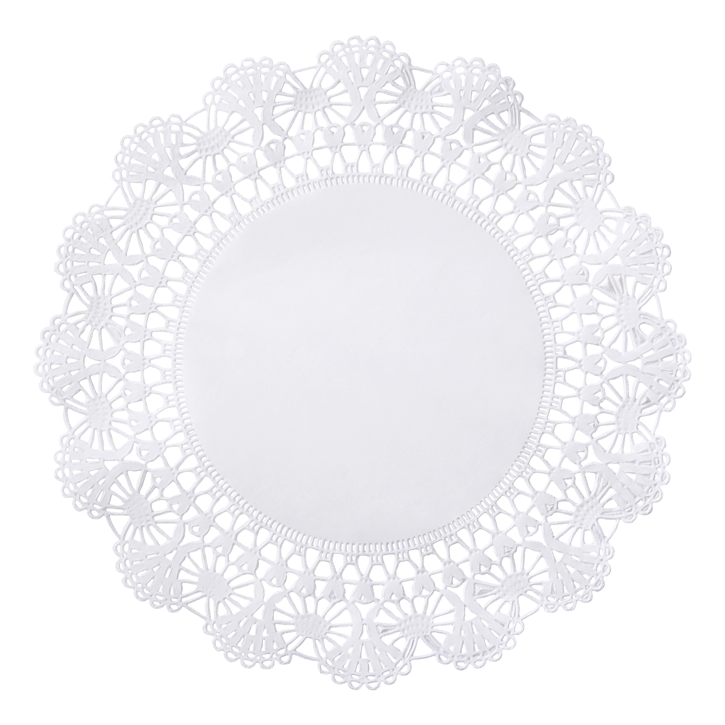 6 in White Cambridge Lace Doilies 1000 ct.
