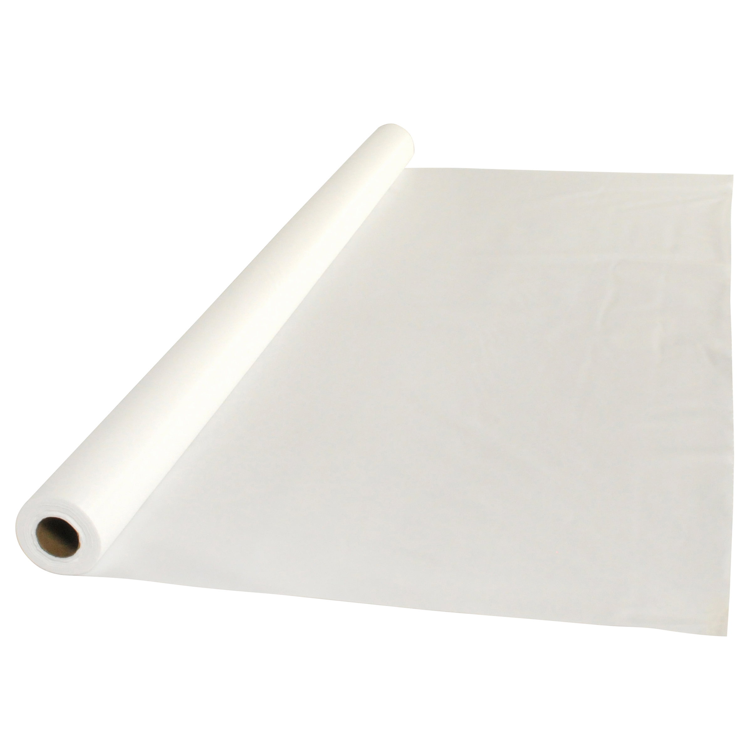 40 in x 100 ft White Plastic Table Roll 1 ct.
