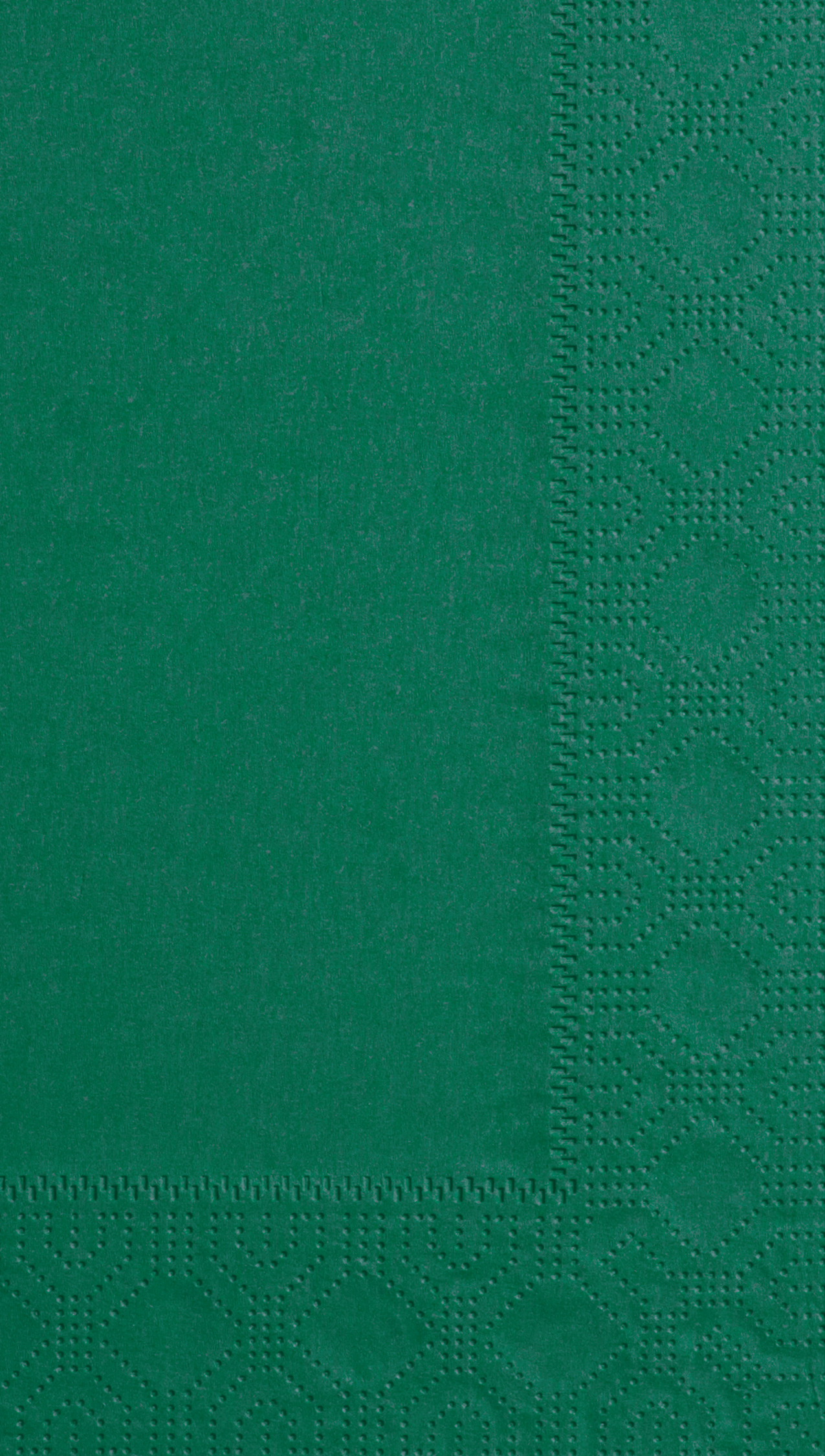 7.5 in x 4.25 in Regal Embossed Hunter Green Dinner Napkins 1000 ct.