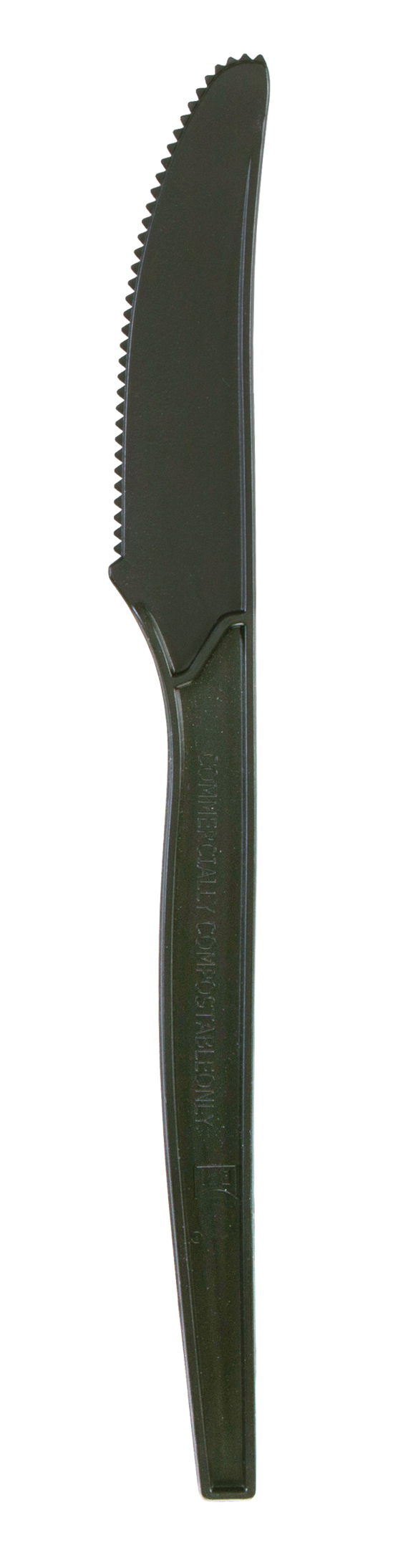 7 in Black CPLA Knives 1000 ct.