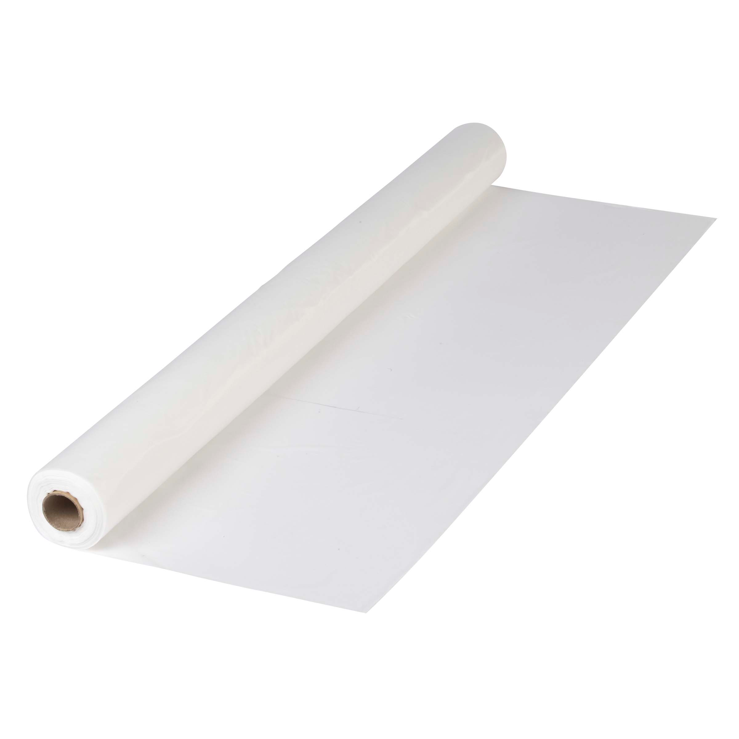 40 in x 300 ft White Plastic Table Roll 1 Roll ct.