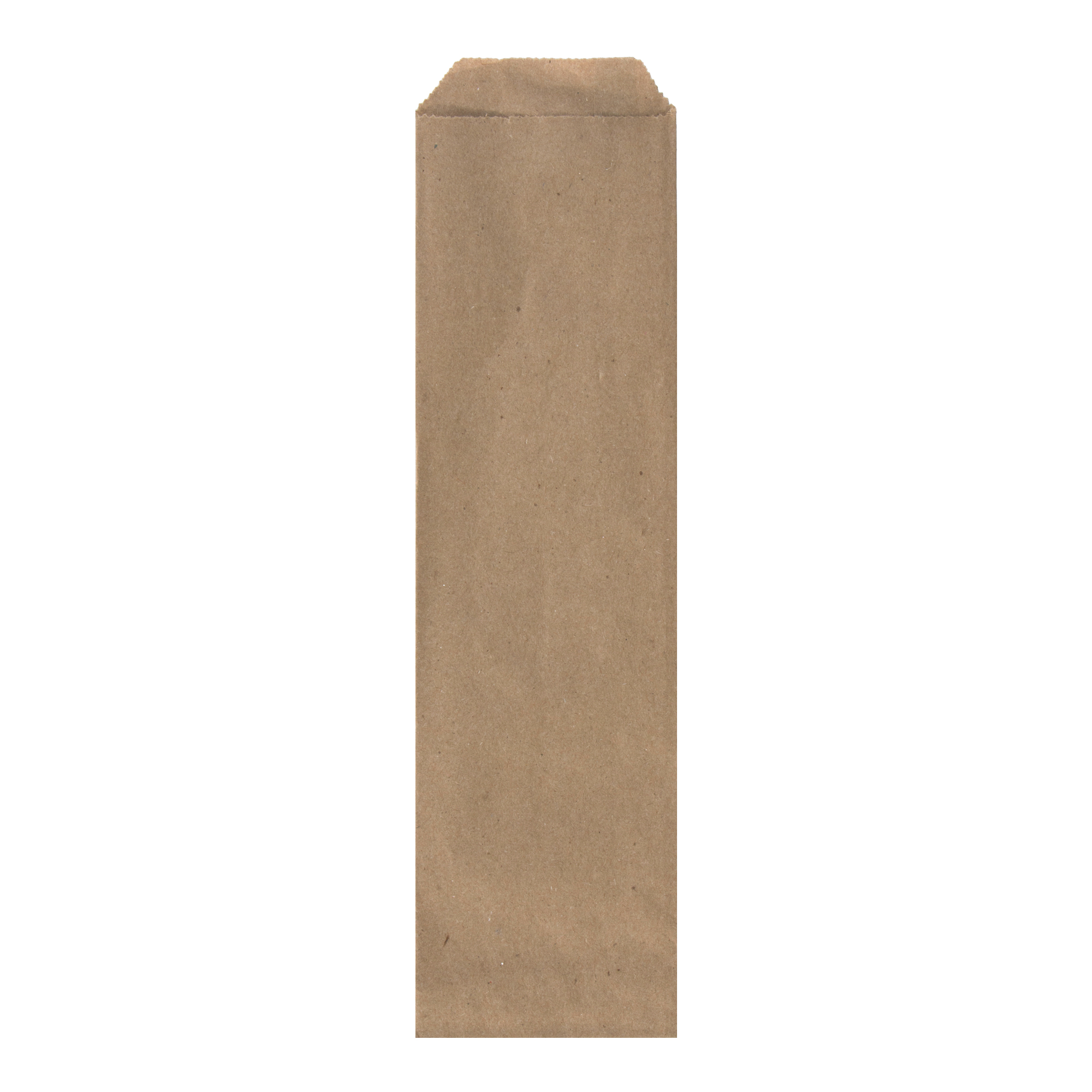 2.75 in x 1 in x 10 in 100% Recycled Kraft Cutlery Pouches 2,000 ct.