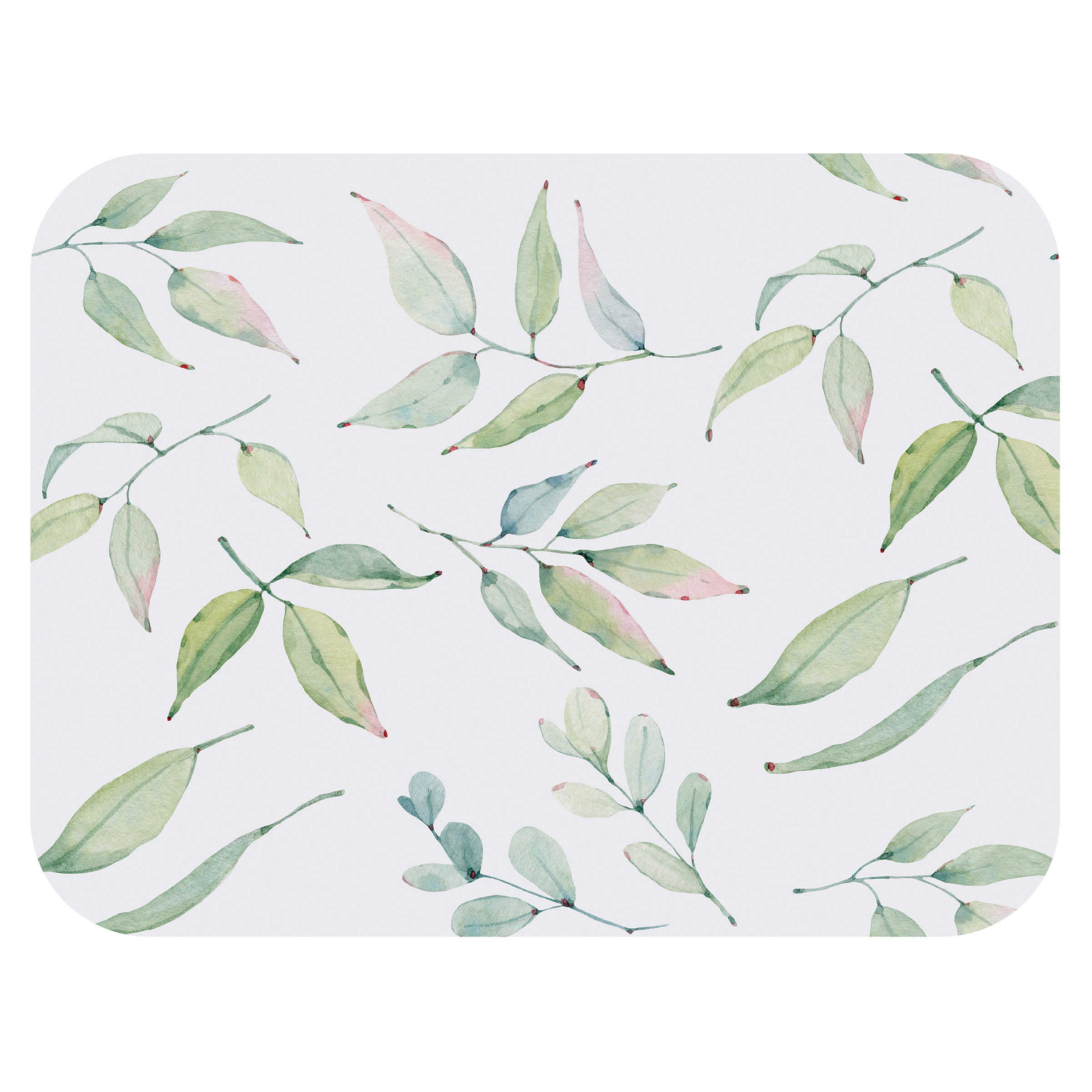 12.75 in x 16.75 in Watercolor Leaves Paper Traymats 1000 ct.
