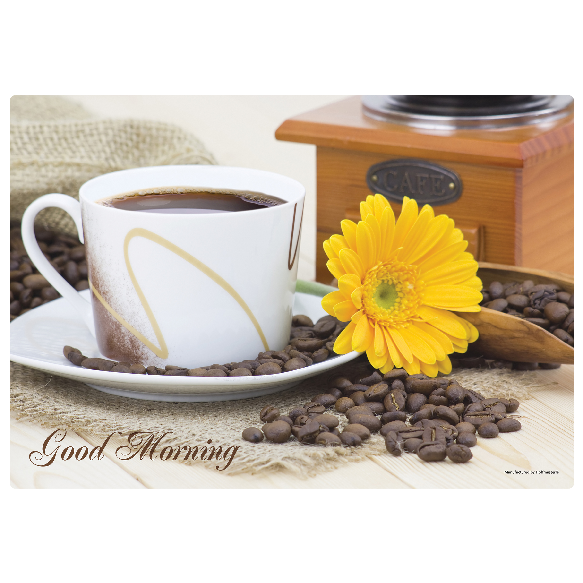 10 in x 14 in Morning Coffee Paper Placemats 1000 ct.